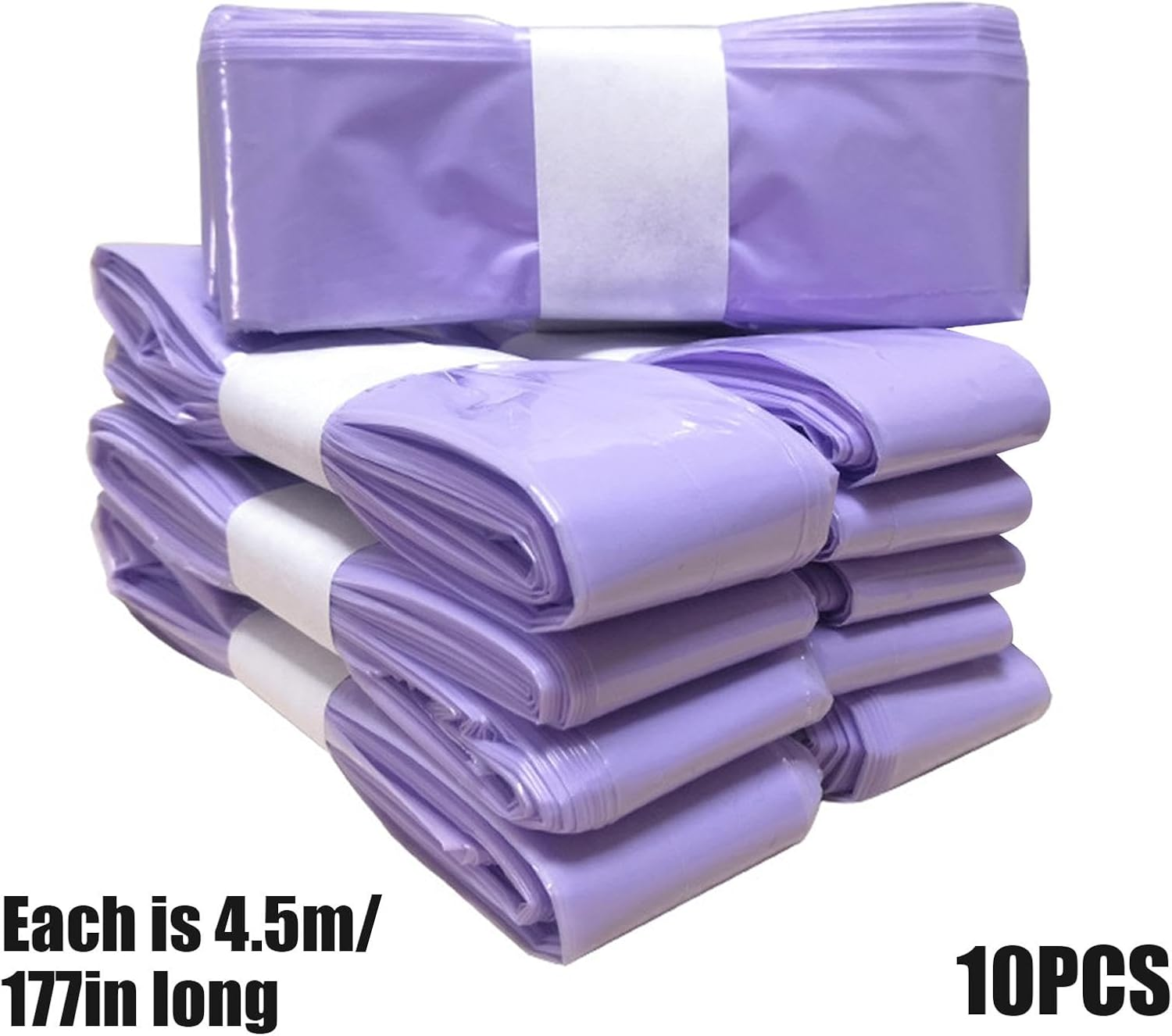 Vriusi Diaper Bucket Refill Bags, Diaper Bin Liners, Odor Control, 10 Packs Nappy Bin Refill Bags, Cat Litter Refill Garbage Bags image number 3