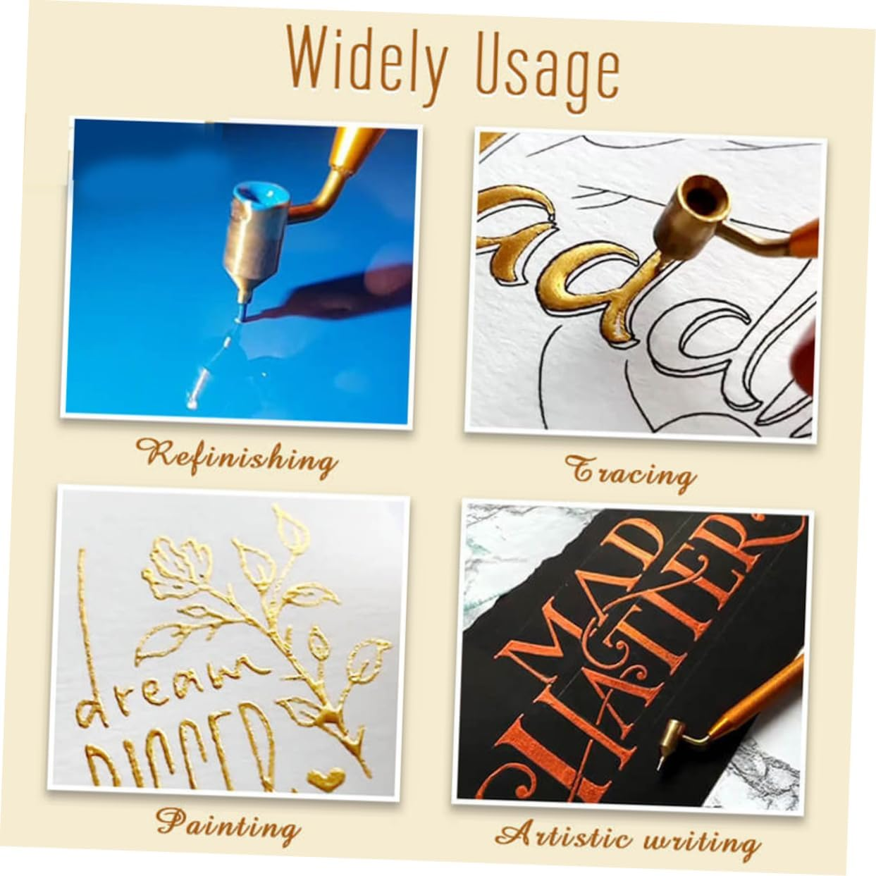 2Pcs Quick Car Paint Repair Fluid Pen Fine Liner Pen Car Scratch Repair image number 1