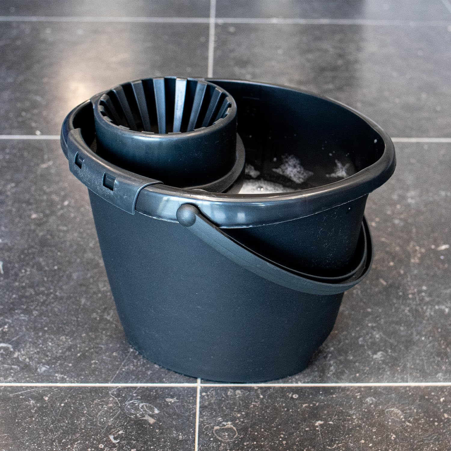 Sorbo Wring Attachment - Recycled - Fits Oval 13L Buckets - Made from 90% Recycled Plastic - Black - for Mop - Easy Wring Out - Sustainable Cleaning Accessories image number 5