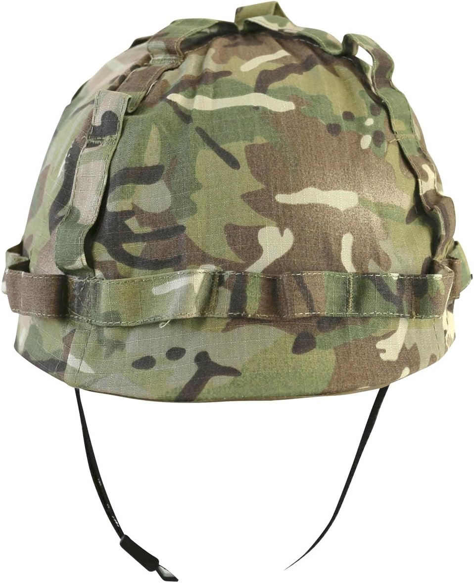 Kombat UK Kids M1 Helmet with Btp Cover - British Terrain Pattern, One Size image number 1