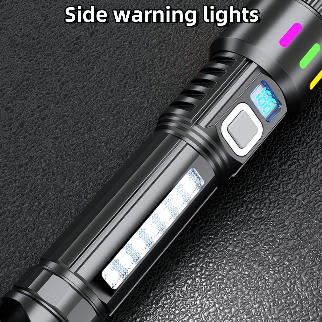 Rechargeable Flashlights 10000 Lumens, Handheld Tactical Torch, Led Flashlight for Home, Tactical Flashlight for Emergencies,4 Modes, IPX5 Waterproof, Super Bright Torch for Camping,Outdoor image number 1