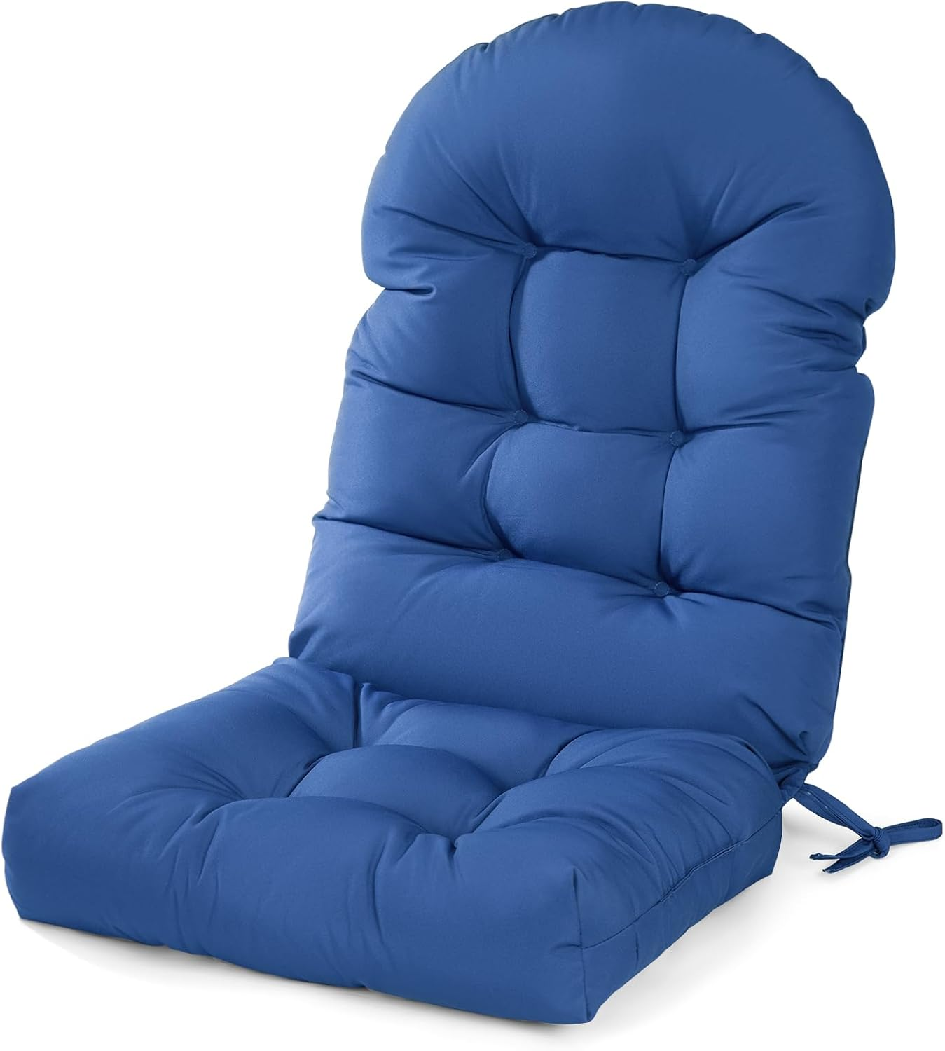 Mudilun Outdoor Adirondack Chair Cushion High Weather Resistant Tufted Waterproof Lounge Cushion Anti-Slip Thickened High Back Patio Seat Pads