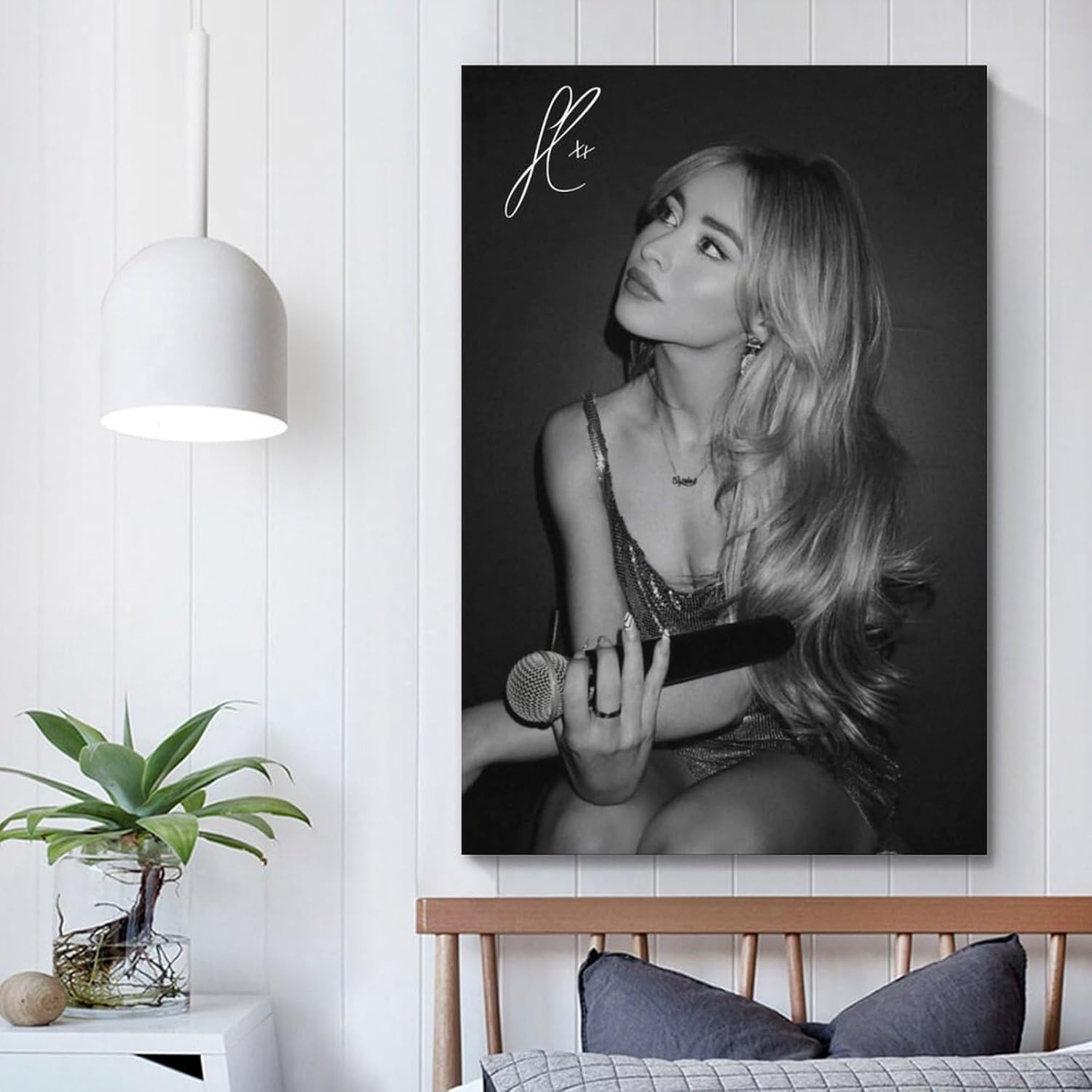 Wall Art Sabrina Carpenter Canvas Poster Poster Canvas Painting Wall Art Picture Home Decor Print for Bedroom Living Room Dorm Study Bar Office 12X18Inch(30X45Cm) image number 4