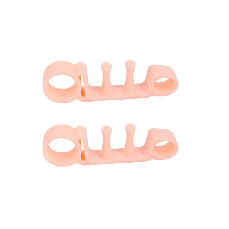 New Bunion Corrector Toe Separators Silicone Gel Elastic Straighteners Spacers, Soft Silicone Gel, Elastic and Comfortable Straighteners, Foot Care Spacers for Pain Relief