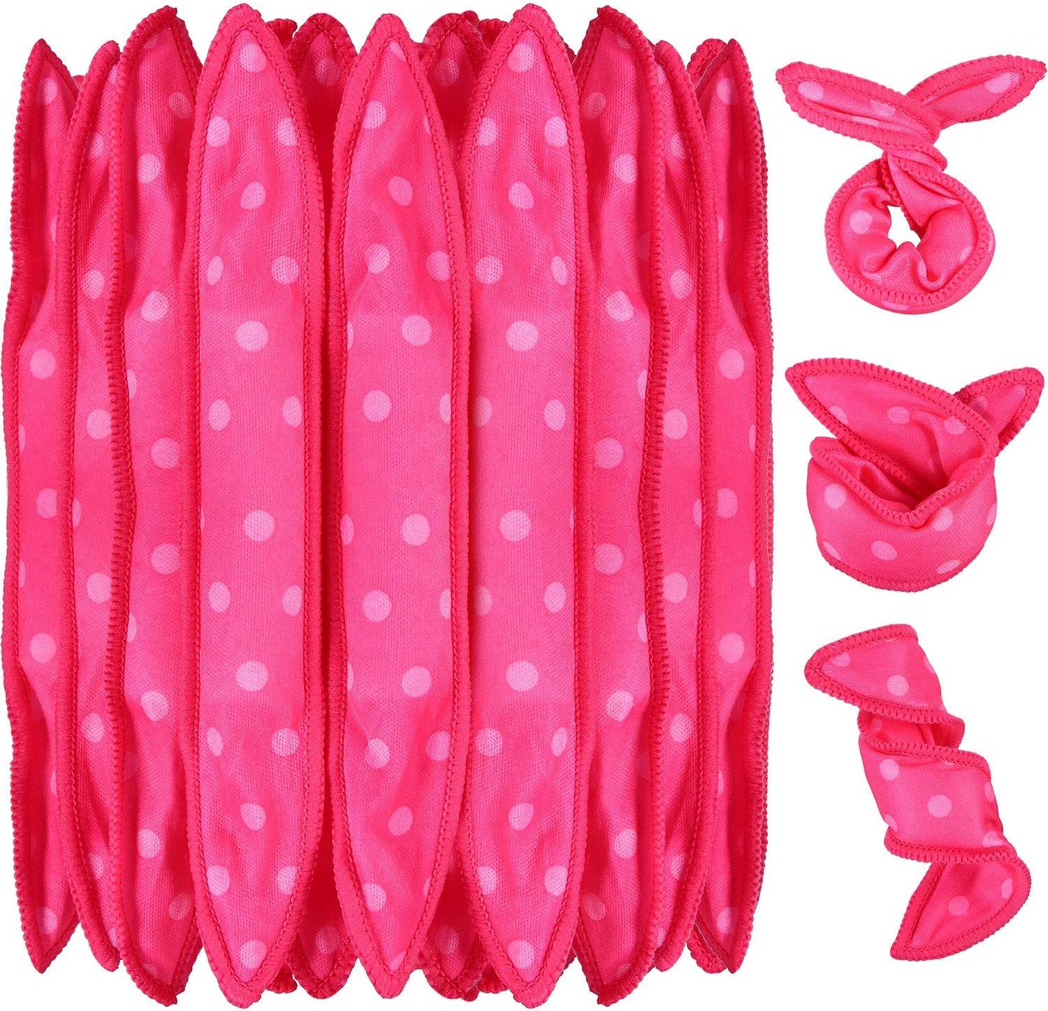 40 Pieces Hair Rollers DIY Hair Styling Rollers Tools Soft Sleep Foam Pillow Hair Curler Rollers Sponge (Color Set 1)