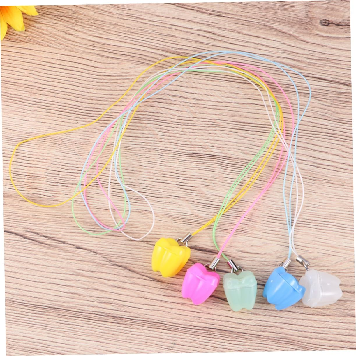 CLISPEED 5Pcs Teeth Storage Box Keepsake Box for Boys and Girls Born Teeth Christmas image number 6