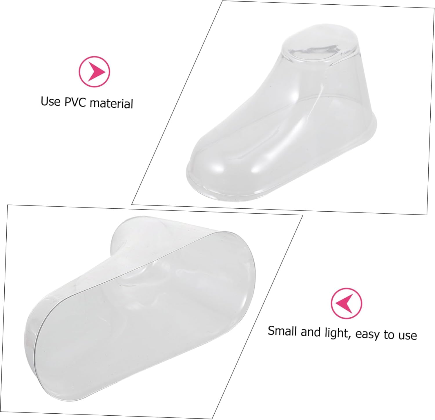 40Pcs Boy Girl Shoe Display Stands Feet Socks Display Holders for Shoe Store Shelf image number 1