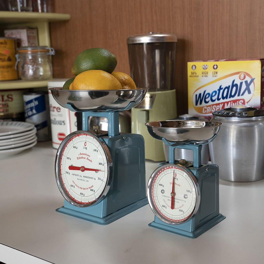 Dulton BSK8504 American Kitchen Scale, 2.2 Lbs (1 Kg), Saxophone 100-061 Body: Steel, Plate: Stainless Steel, China image number 1