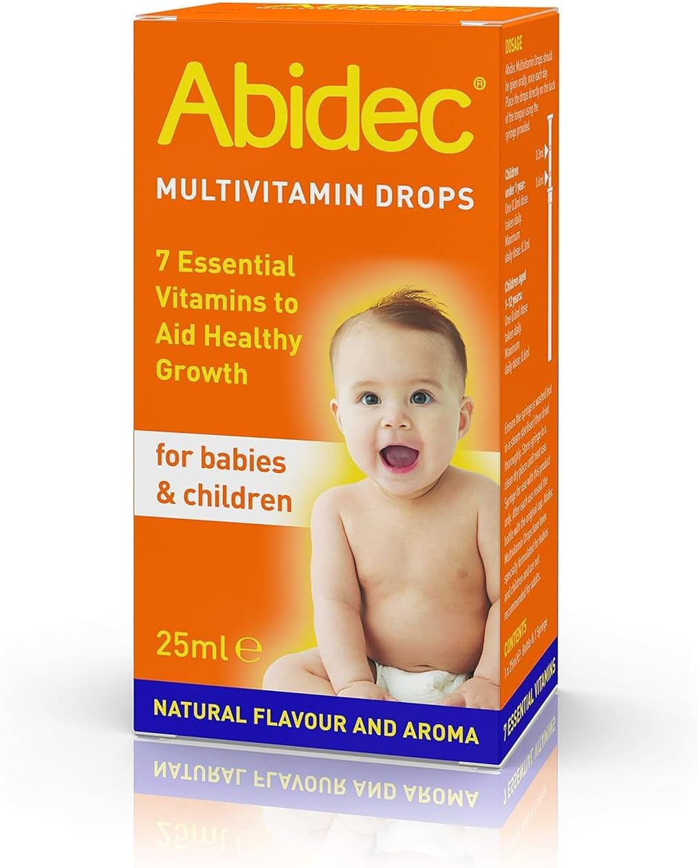Abidec Multivitamin Supplement for Babies and Children Drop, 25Ml image number 4