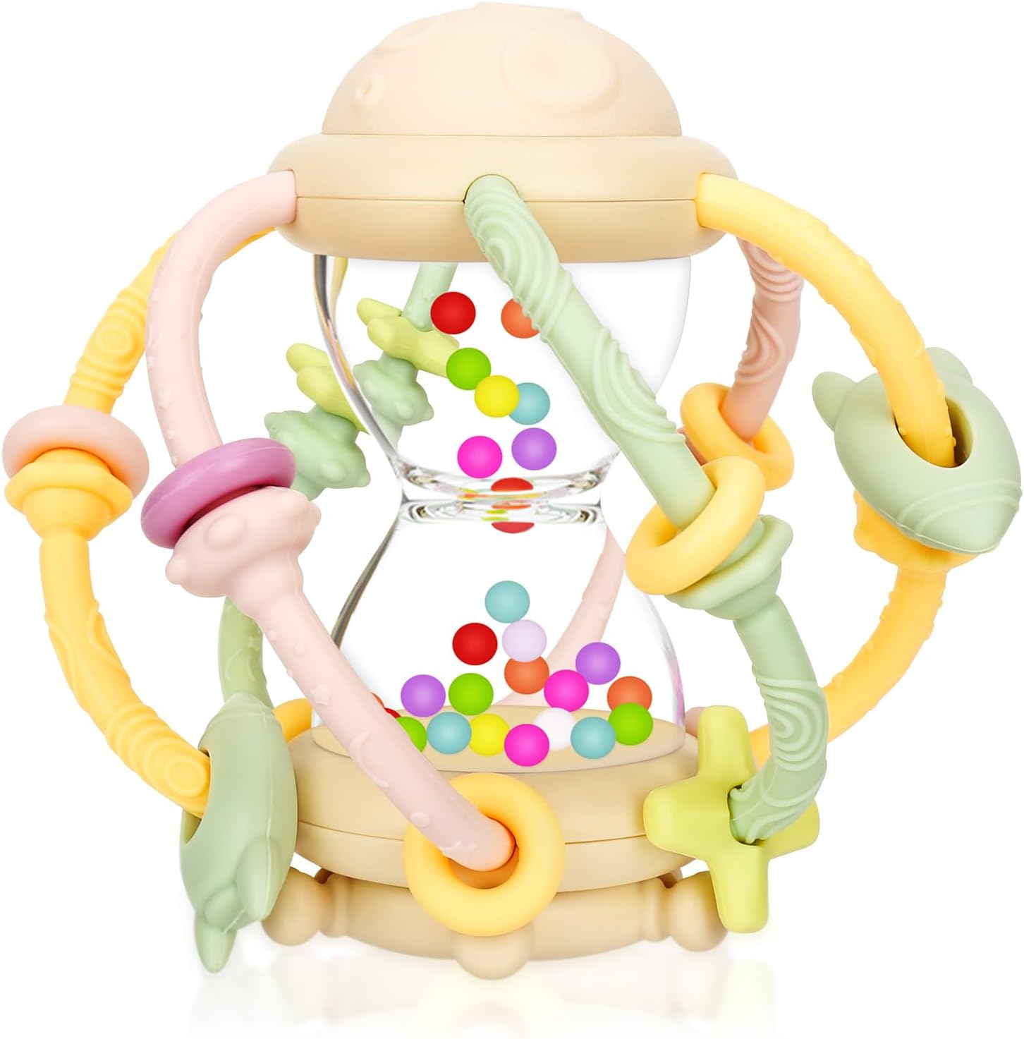 MISSLILI Baby Montessori Sensory Toys for Baby 3 Months+, Food Grade Teething Toys for Babies, Newborn Infant Learning Developmental Toys Gifts for Boys Girls image number 4