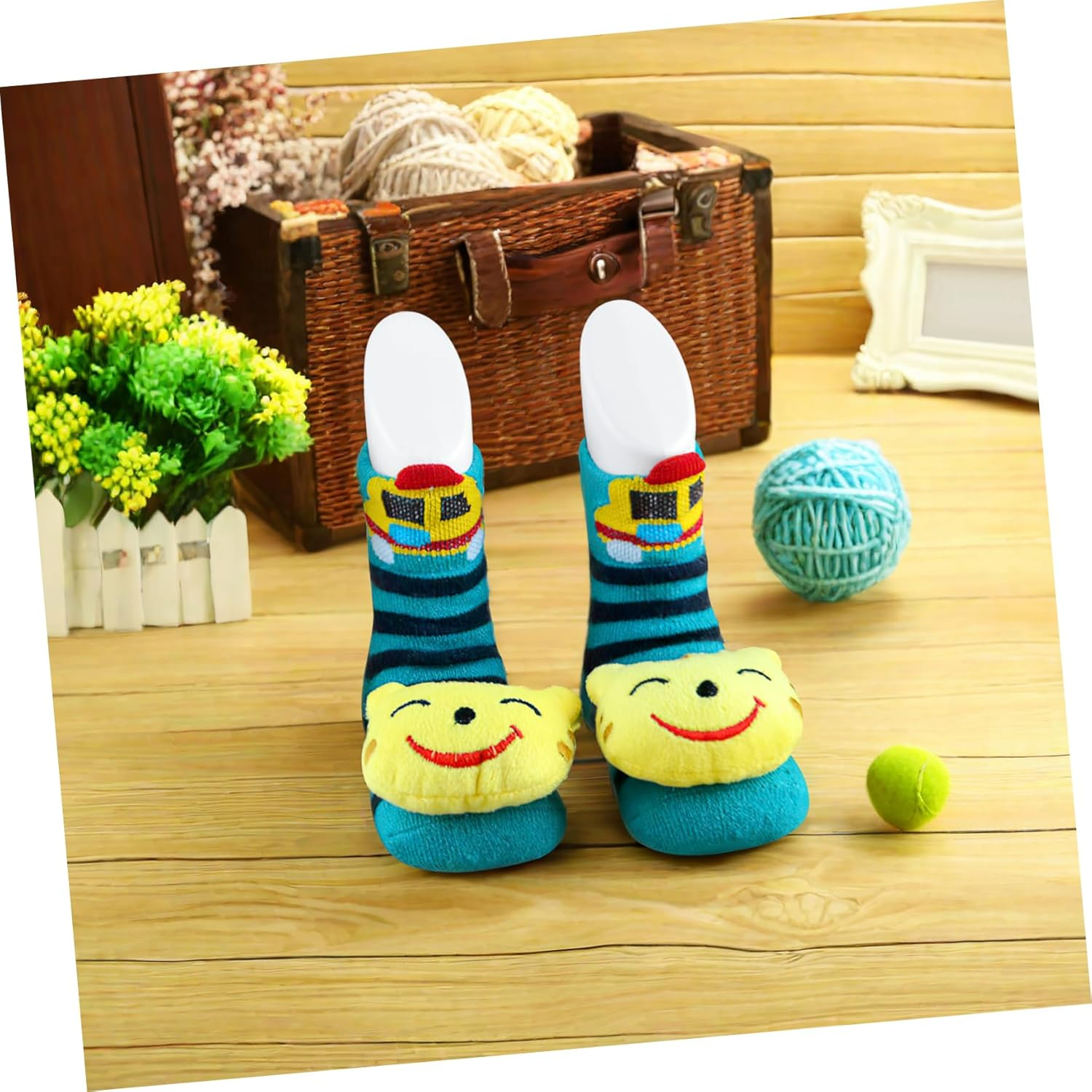 4Pcs Baby Shoe Mannequin Feet Small Plastic Foot Model for Shop Accessory White and Skin Tone 11.5Cm 14Cm image number 4