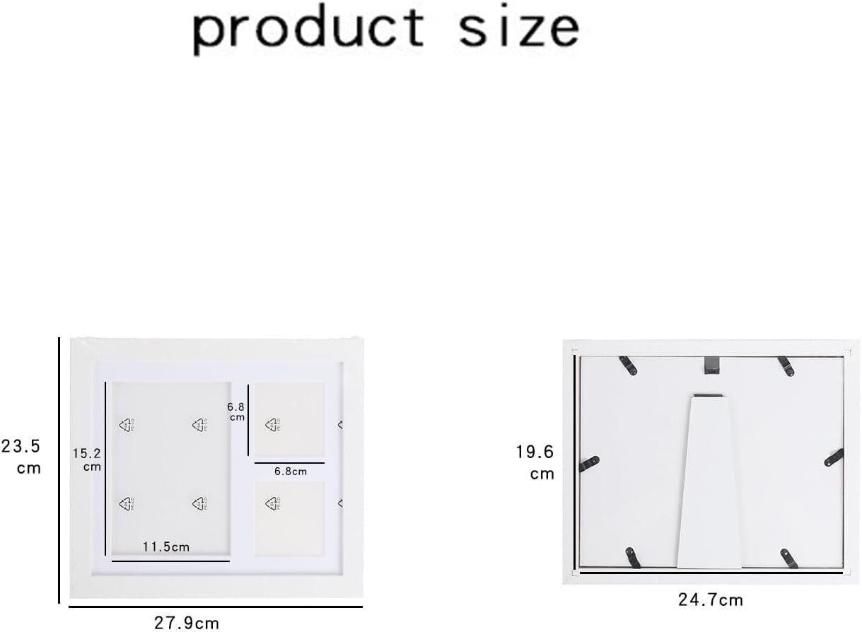 Baby Footprint Kit, Baby Foot and Hand Print Kit, Baby Keepsake Frame, Nursery Pictures Frames, Hand Print Mold Kit, New Mom Gifts, Baby Newborn Essentials Must Haves, Baby Shower Gifts image number 2
