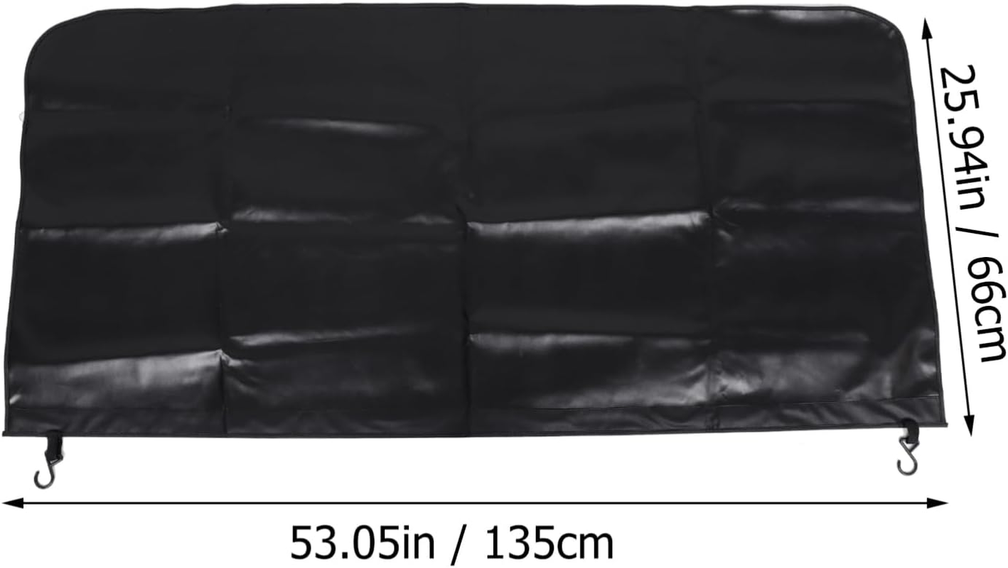 JECOMPRIS 1 Set Protective Pad Automotive Mechanic Work Mat Magnetic Car Repair Pad Magnetic Car - Proof Mat Car Body Mat Magnetic Car - Proof Cover Cars Mechanic Mat for Car Leather Black image number 1