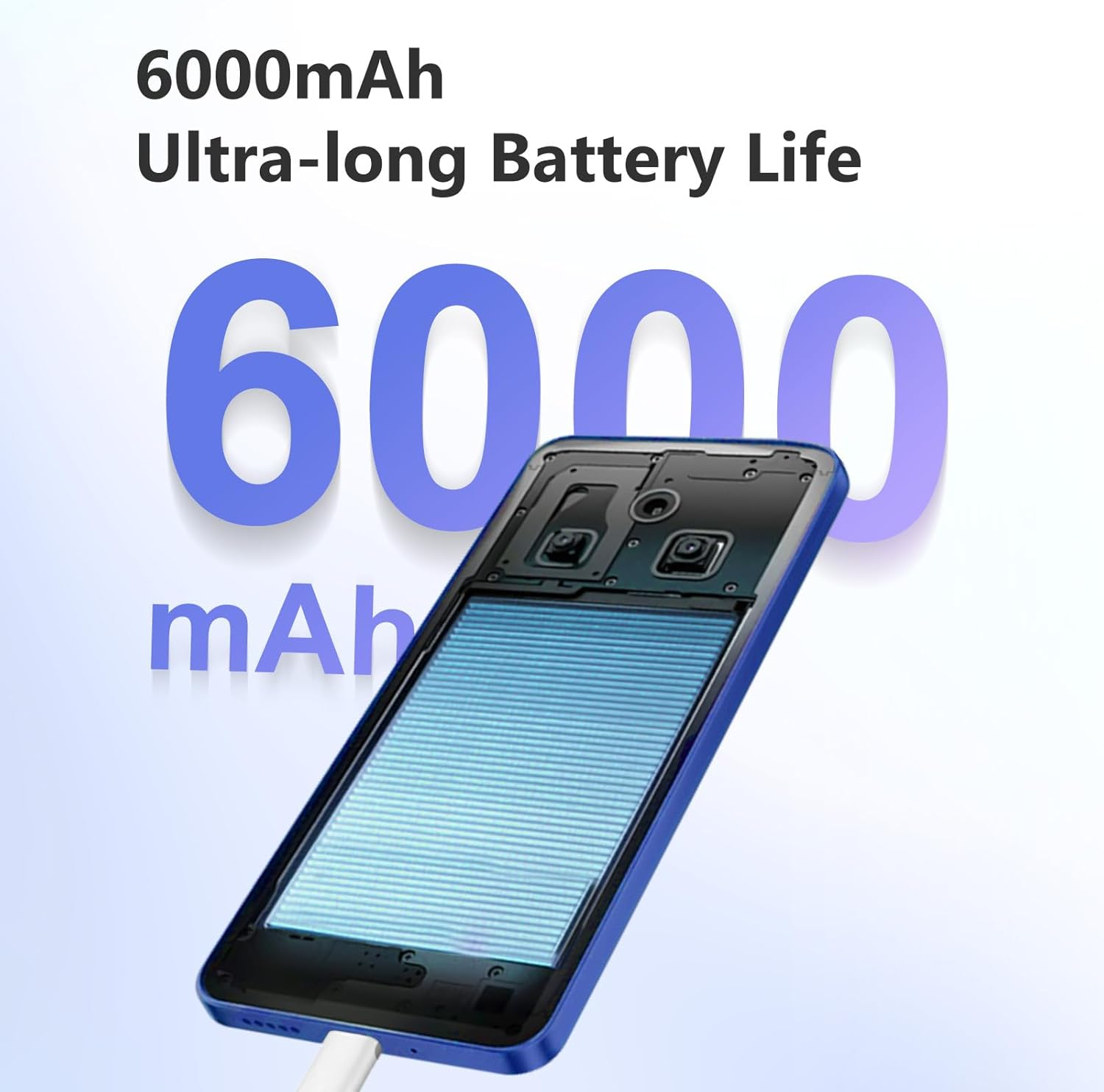 XIAOMI Redmi 15C Smartphone - 4 GB / 128 GB, Screen 6.9 Inches, 120 Hz, 50 MP Dual Camera, 6000 Mah Blue, No Charging Adapter (With Mobile Phone Case) image number 4