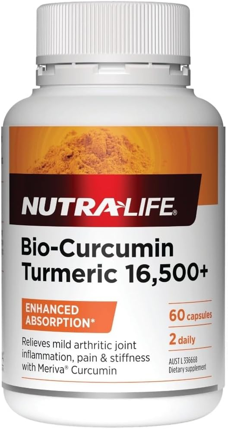 Nutra-Life Bio-Curcumin Turmeric 16,500 plus Dietary Supplements 60 Capsules