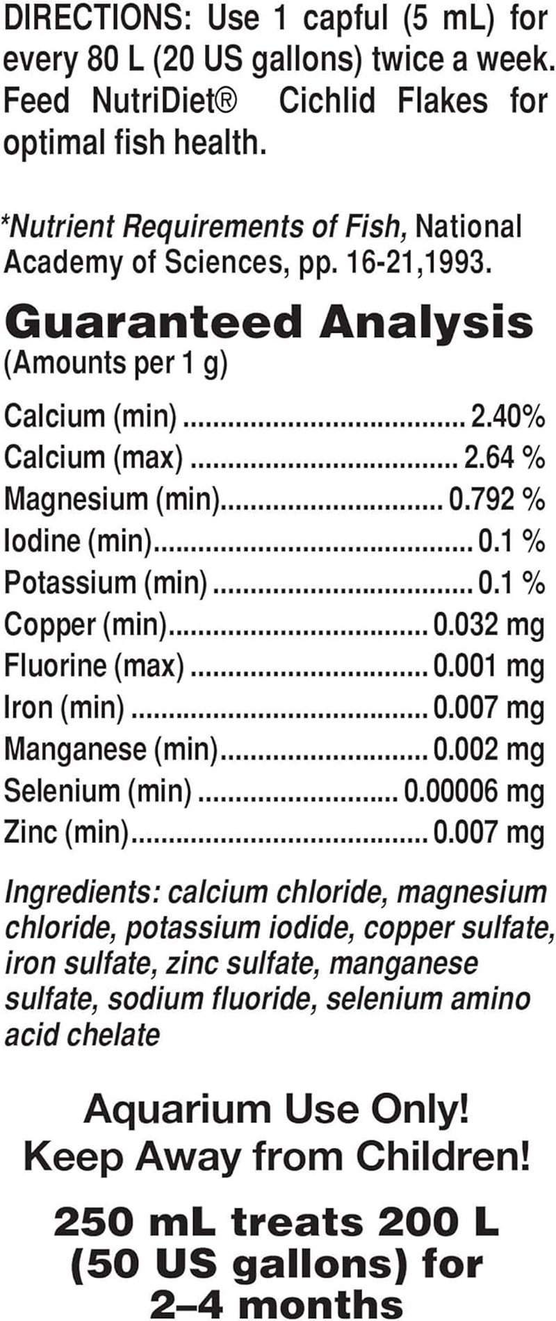 Seachem Cichlid Trace Elements (SC70607) image number 3
