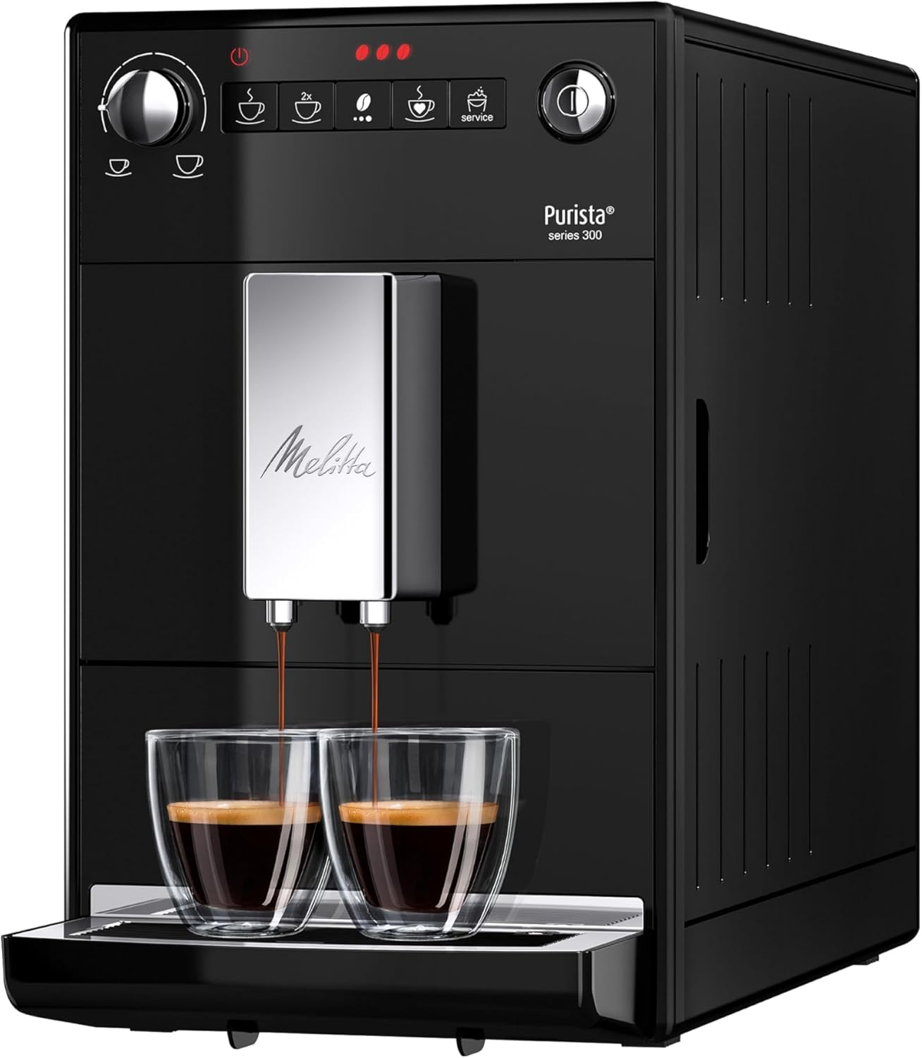 Melitta Automatic Espresso Machine, Purista Model, F230-101, Silver, 6766667