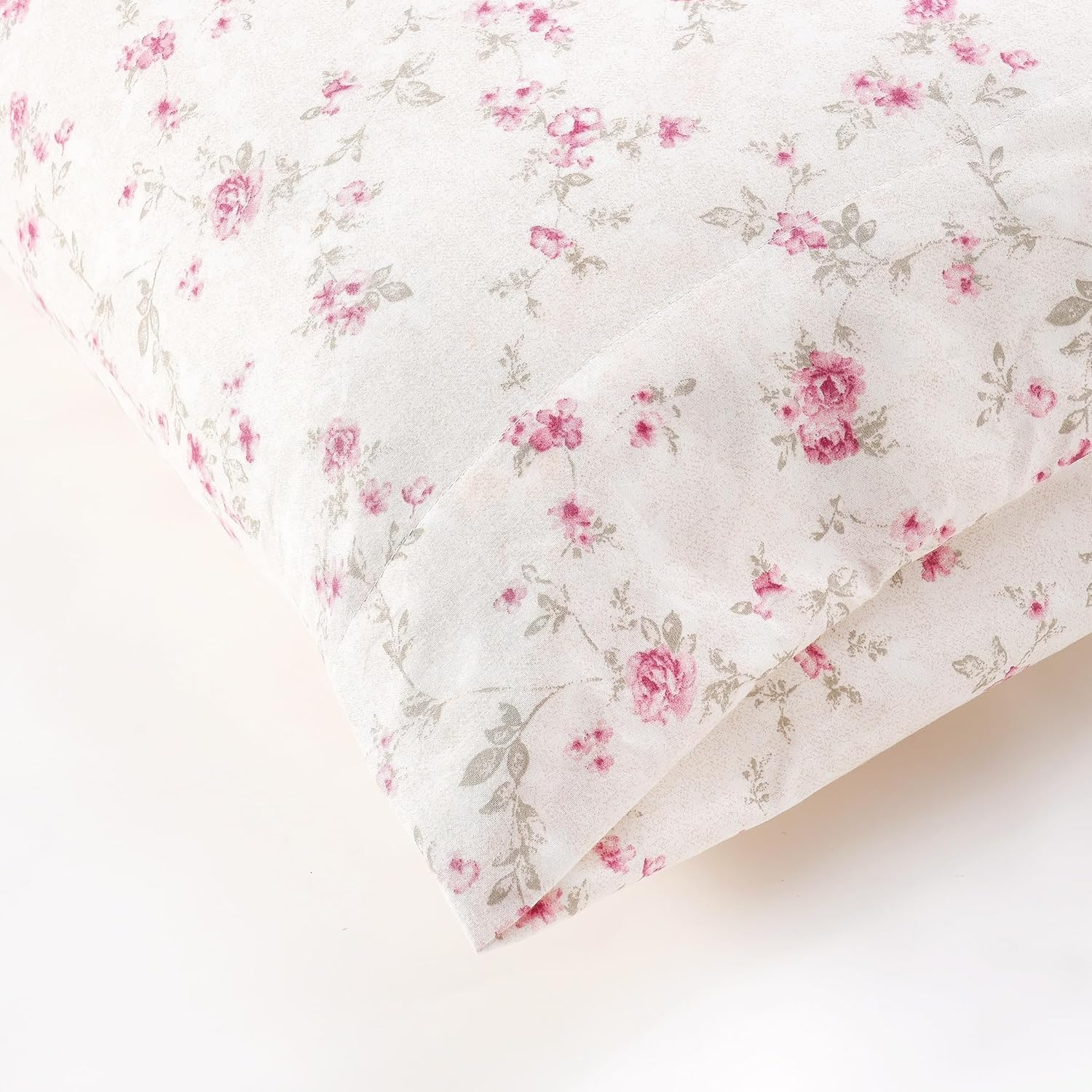 Modern Threads Printed 4-Piece Extra Soft Bedding Sheets & Pillowcase Set, Deep Pocket up to 16 Inch Mattress Kashmir Rose Full image number 3