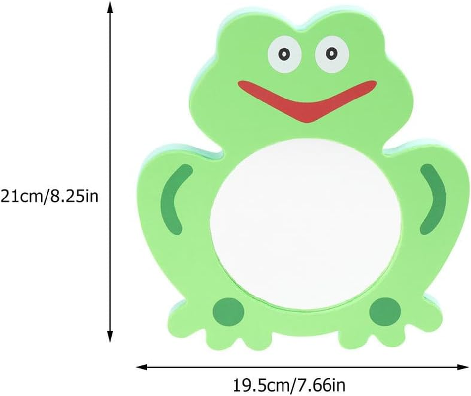 4 Pcs Frog Bath Mirror Kidcraft Playset Bath Time Baby Toys Kid Toys Funny Bath Time Toys Toddler Bath Toys Interactive Baby Bath Toys Bathtub Toys Child Animal Clockwork Eva image number 6