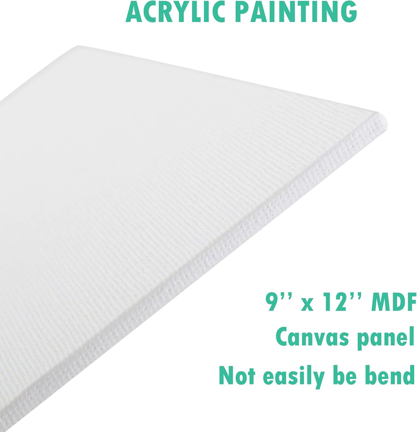 Falling in Art 29 Piece Acrylic Painting Set of 12 Colors with Portable Table Easel Box, Canvas Panels, Brushes, Palette and More