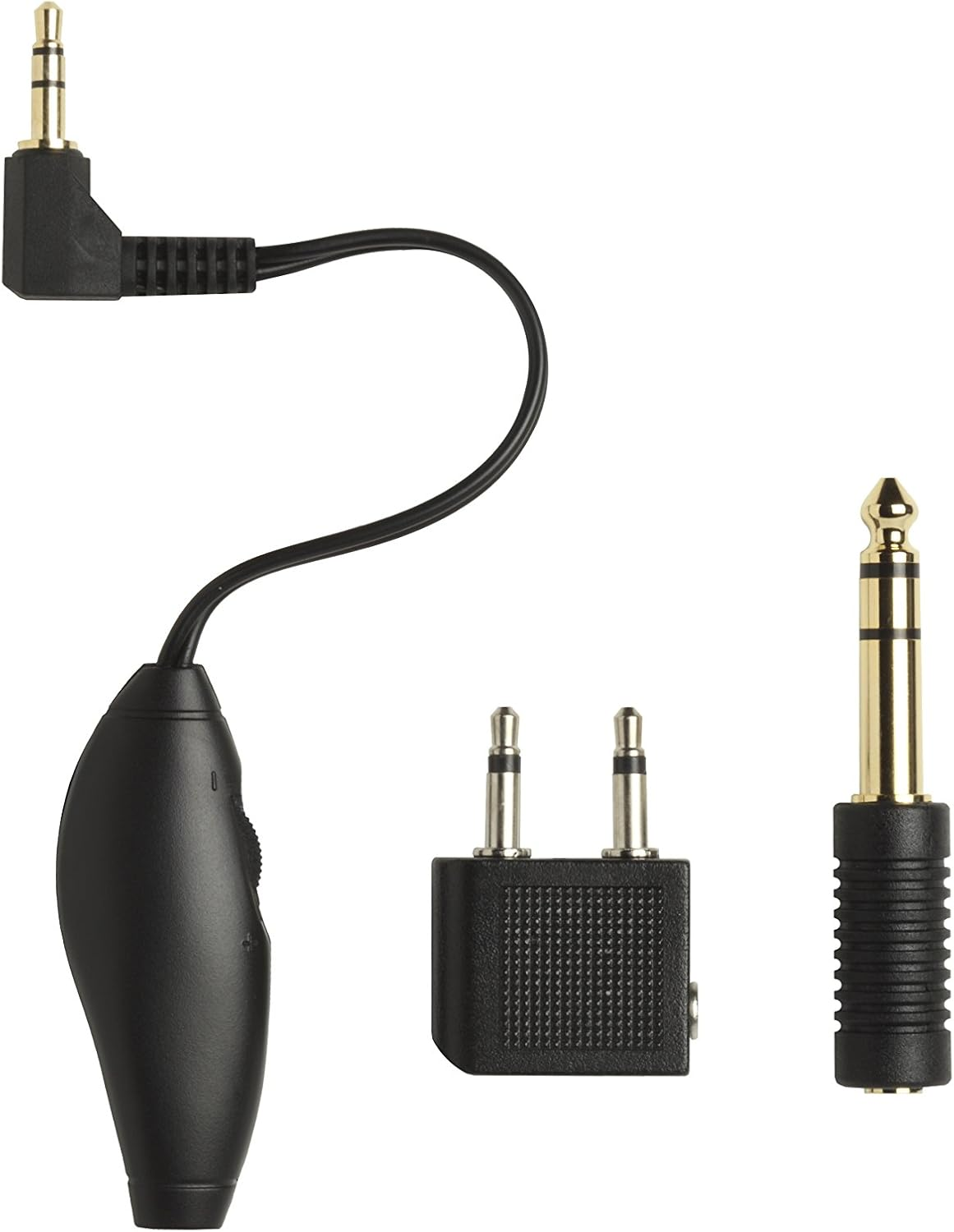 Shure EAADPT-KIT Adapter Kit (Combines 1/4 Inch Adapter, Airline Adapter, Attachable Volume Control) image number 1