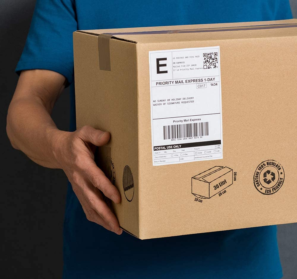 3 Rolls Direct Thermal Label 100X150Mm Postage Shipping Address Labels for Eparcel Startrack Fastway TNT (350 Labels per Roll)