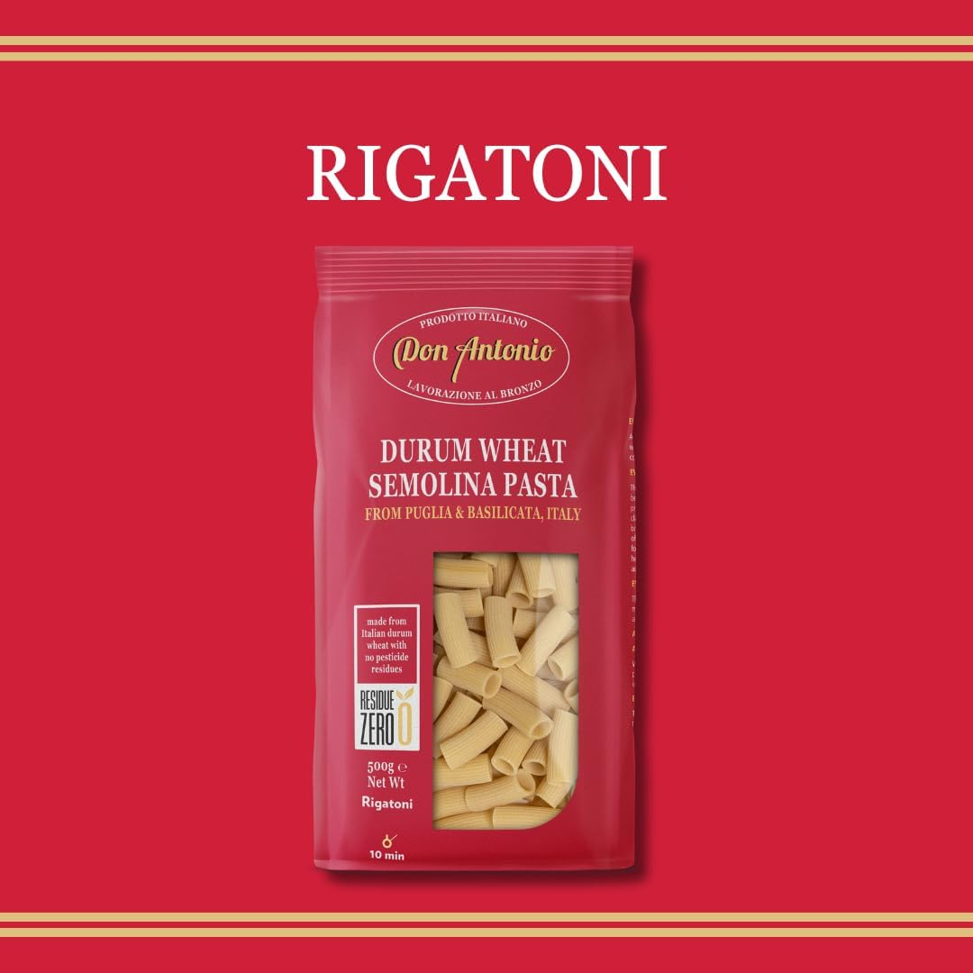 Don Antonio Rigatoni Pasta 500 G image number 2