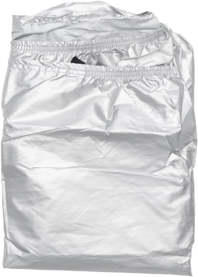 Beatifufu Motorbike ATV Scooter Cover Weatherproof Polyester Rainproof Sun Block Protector Elastic Bottom for Motorcycles image number 1