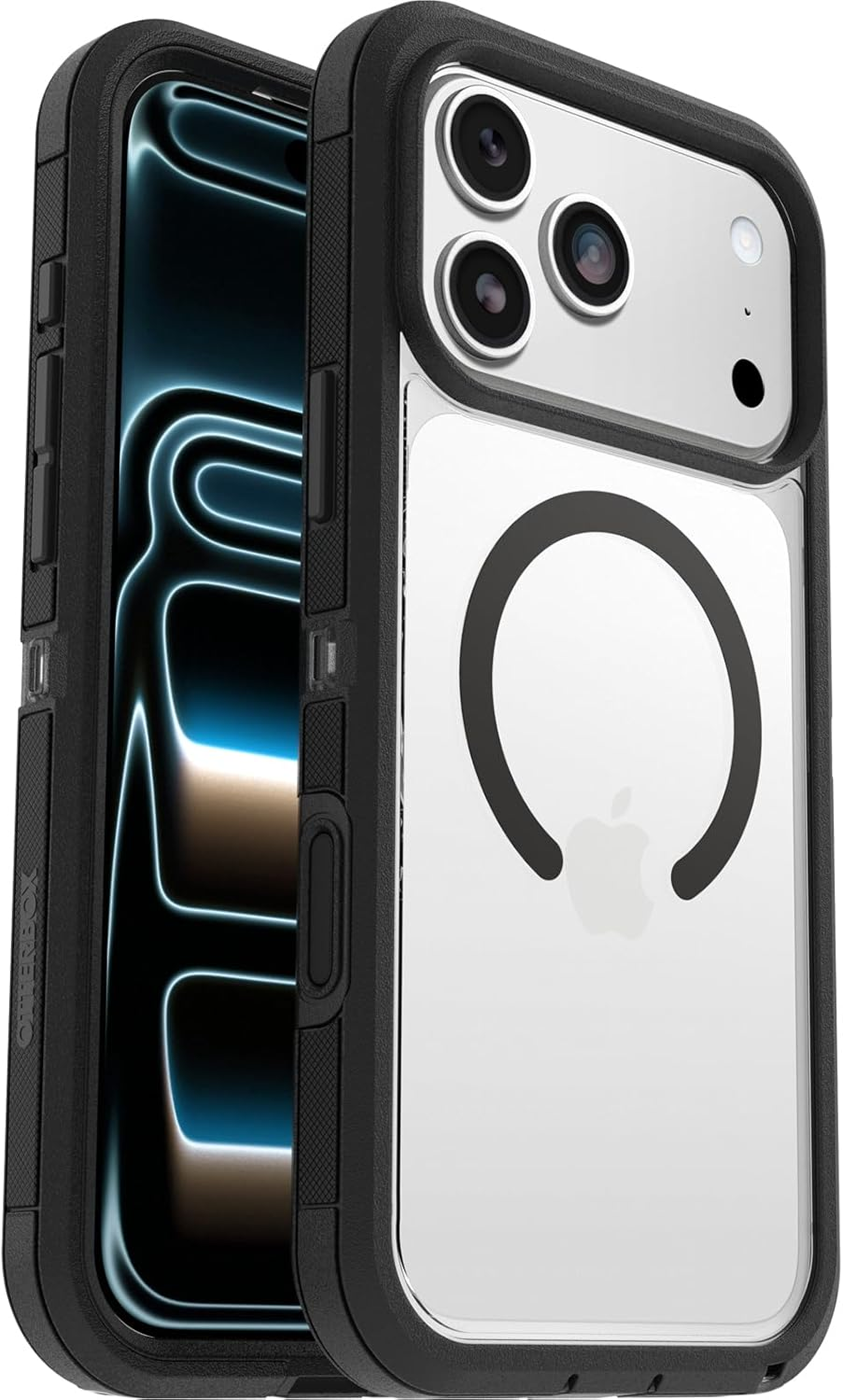 Otterbox Defender Series Pro XT Clear Magsafe Case for Iphone 17 Pro Max, Shockproof, Drop Proof, Ultra-Rugged, Protective Case, 7X Tested to Military Standard, Clear/Black image number 6