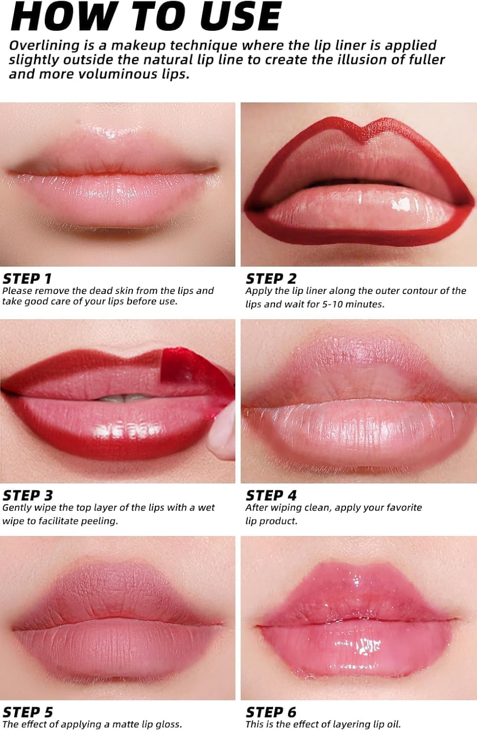 Peel off Lip Liner Stain Set | Matte Waterproof & Tattoo-Effect Formula | Nude Matte Shades for Women & Girls | Long-Lasting Lip Tint with Precise Definition | Giftable Lip Contour Kit(3Pcs) image number 2