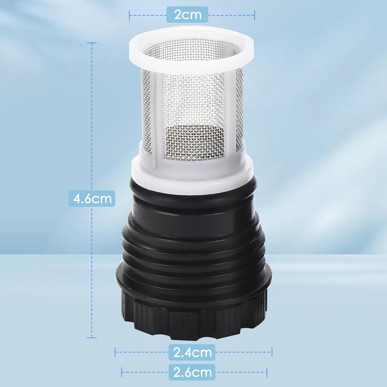 6 Pack H98-510-S Tankless Water Heater Inlet Screen Assembly， for Rinnai Tankless Water Heater, Rinnai Filter Screen image number 5