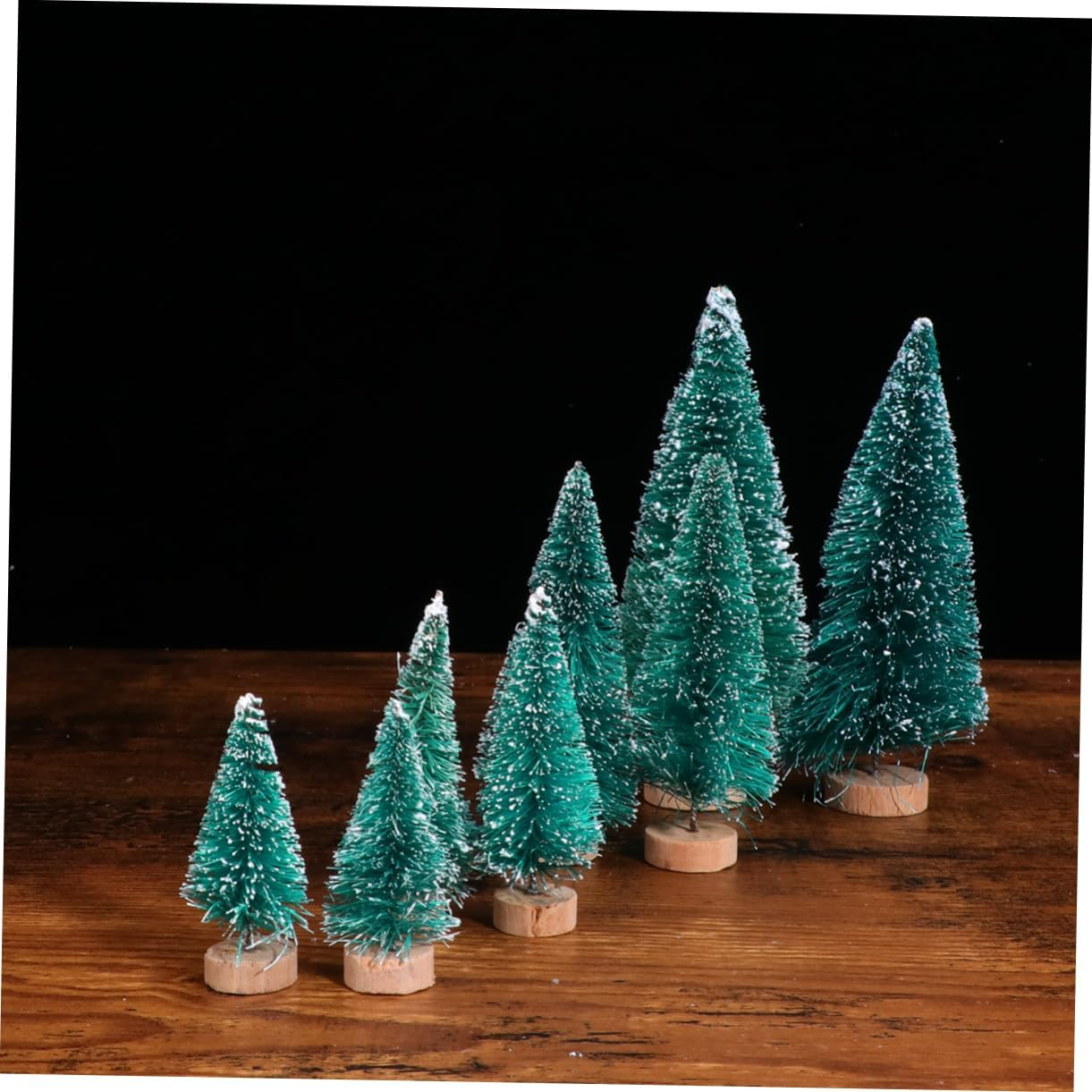 Christmas Tree Model 34Pcs Ornaments Neutral Home Decor Desktop Christmas Tree Accessory image number 3