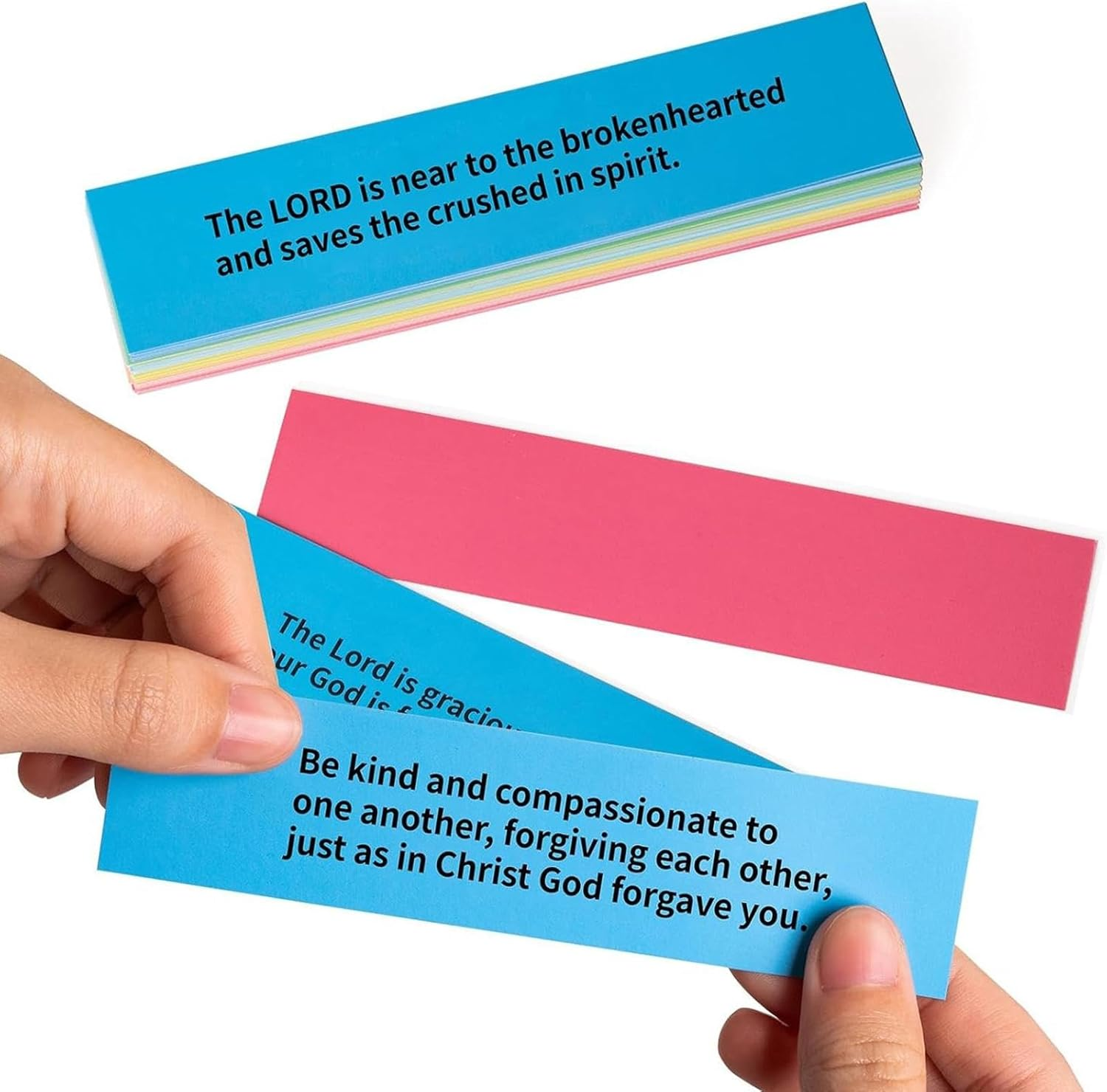 Bible Verse Jar - the Hope Jar for Emotions and Feelings, Color Coded Verses, Read Me When, Christian Bible Study Supplies