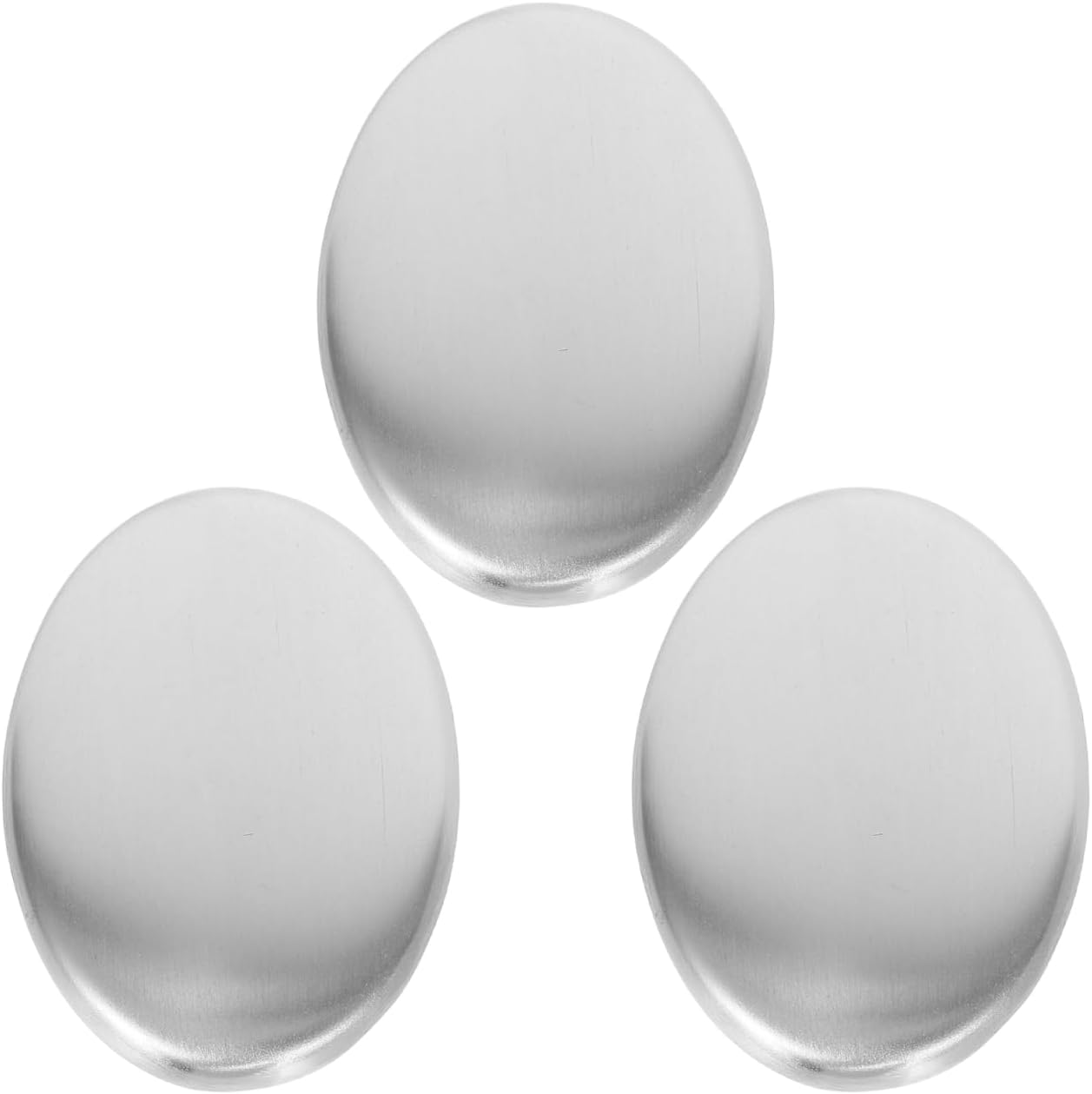 Cabilock 6Pcs Stainless Steel Soap Bar Deodorizing Smells Eliminating Hand Washer for Kitchen and Bathroom Use as Odor Absorber and Remover