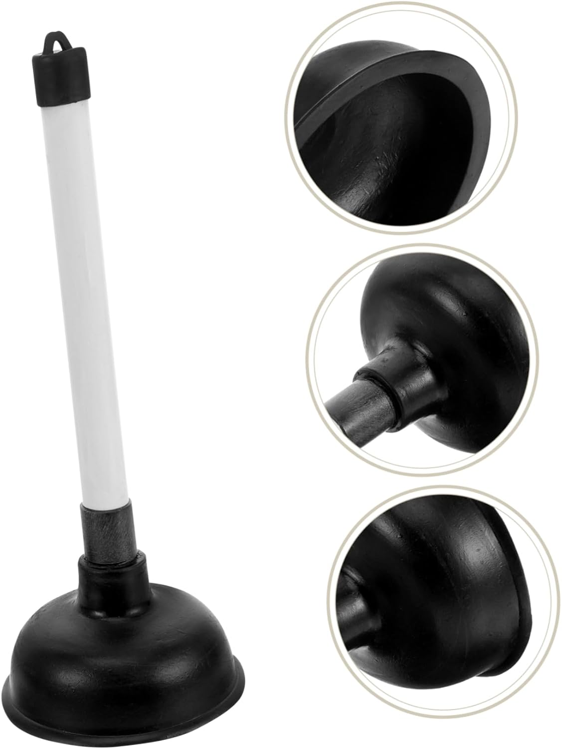 Mobestech Bathtub Drain Tools Water Trough Heavy Duty Plunger Sink Unclogger Tool Home Accessory Small Plunger Kitchen Plunger for Sink Heavy Duty Toilet Plunger Rubber Clearer Household image number 3