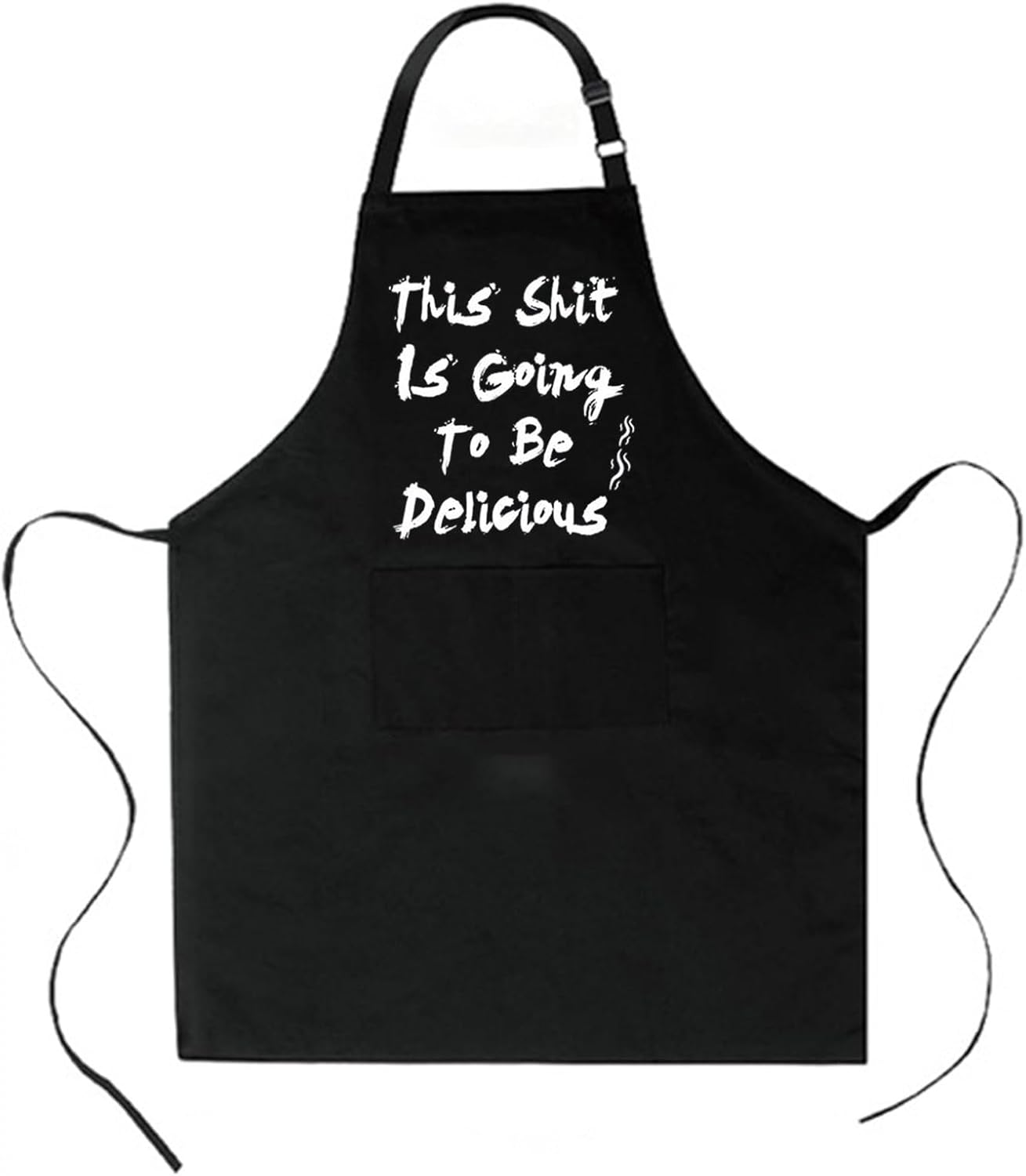 Xolixorium Men&rsquo;S Funny Cooking Apron, BBQ Grilling Apron, 2 Pockets Adjustable Neck Straps, Chef Cooking Gifts image number 3