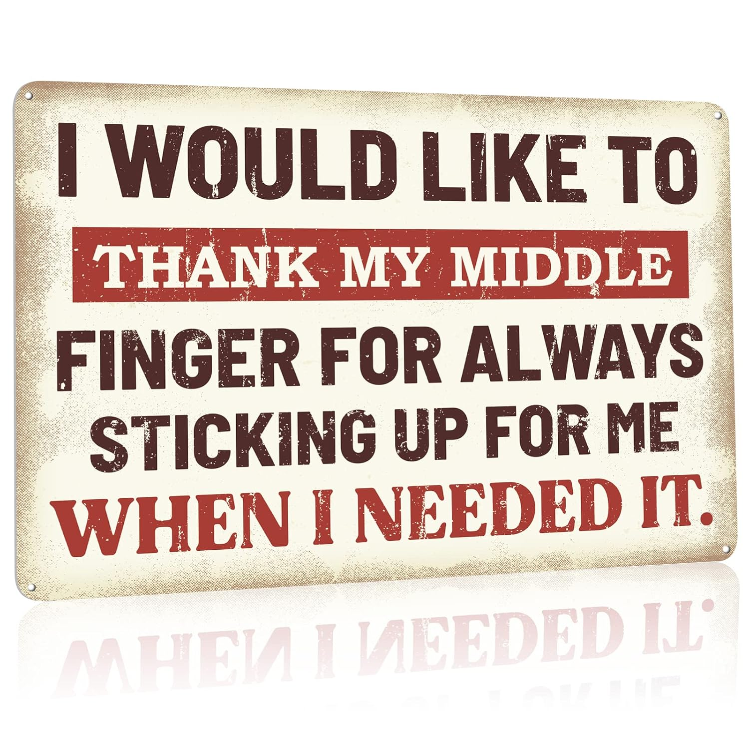 Rousen Man Cave Decor, Funny Bar Signs, Cool Stuff for Men, Sarcastic Tin Signs, Suitable for Garage, Cafe, Office, Kitchen, Home Bar, RV, Aluminum Sign 12X8 Inch, 4 Holes for Easy Hanging image number 5