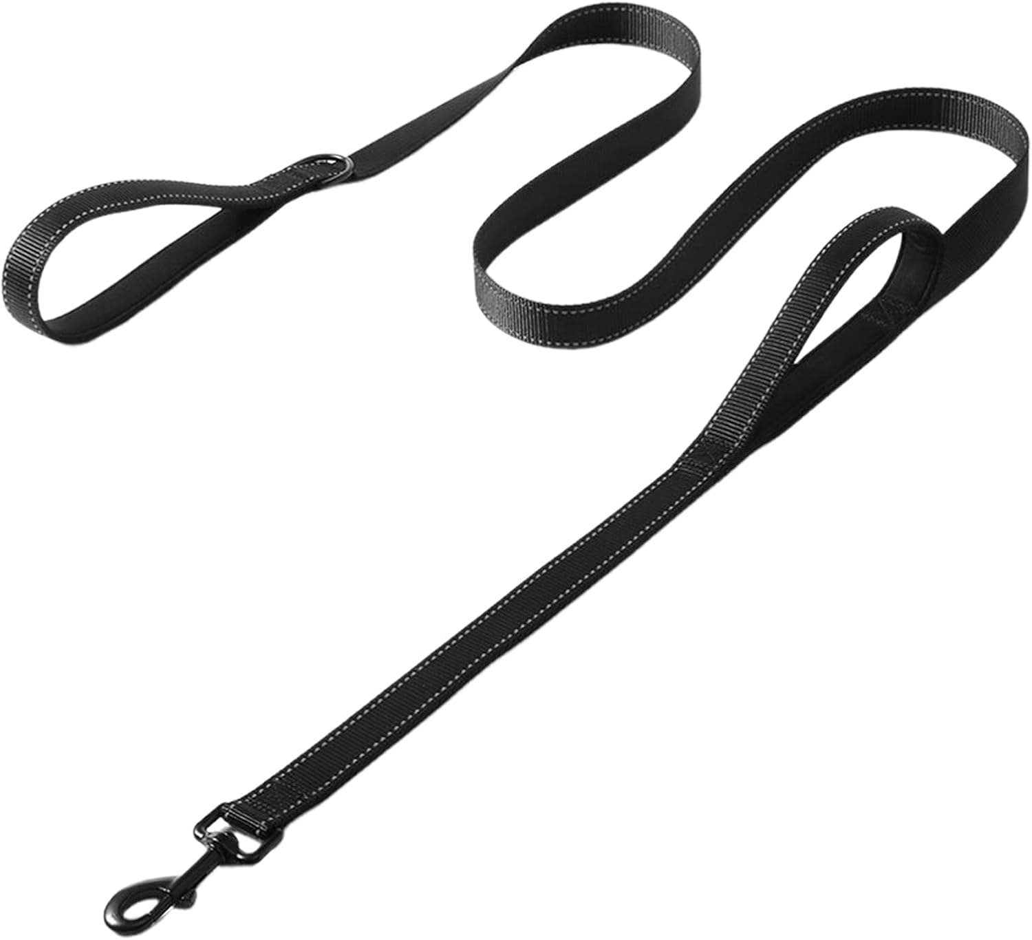 Heavy Duty Dog Leashes with 2 Handles by Padded Traffic Handle for Extra Control, 180Cm X 2.5Cm Dog-Lead with Highly Reflective Threads, Perfect for Medium to Large Dogs image number 4