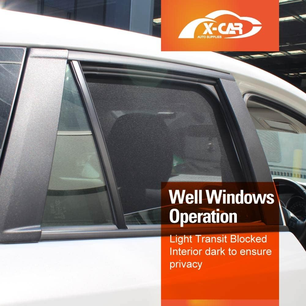 X-CAR Rear Port Window Sun Shade for Mazda CX-5 CX5 2012-2017 Magnetic Car Sun Blind Mesh image number 3
