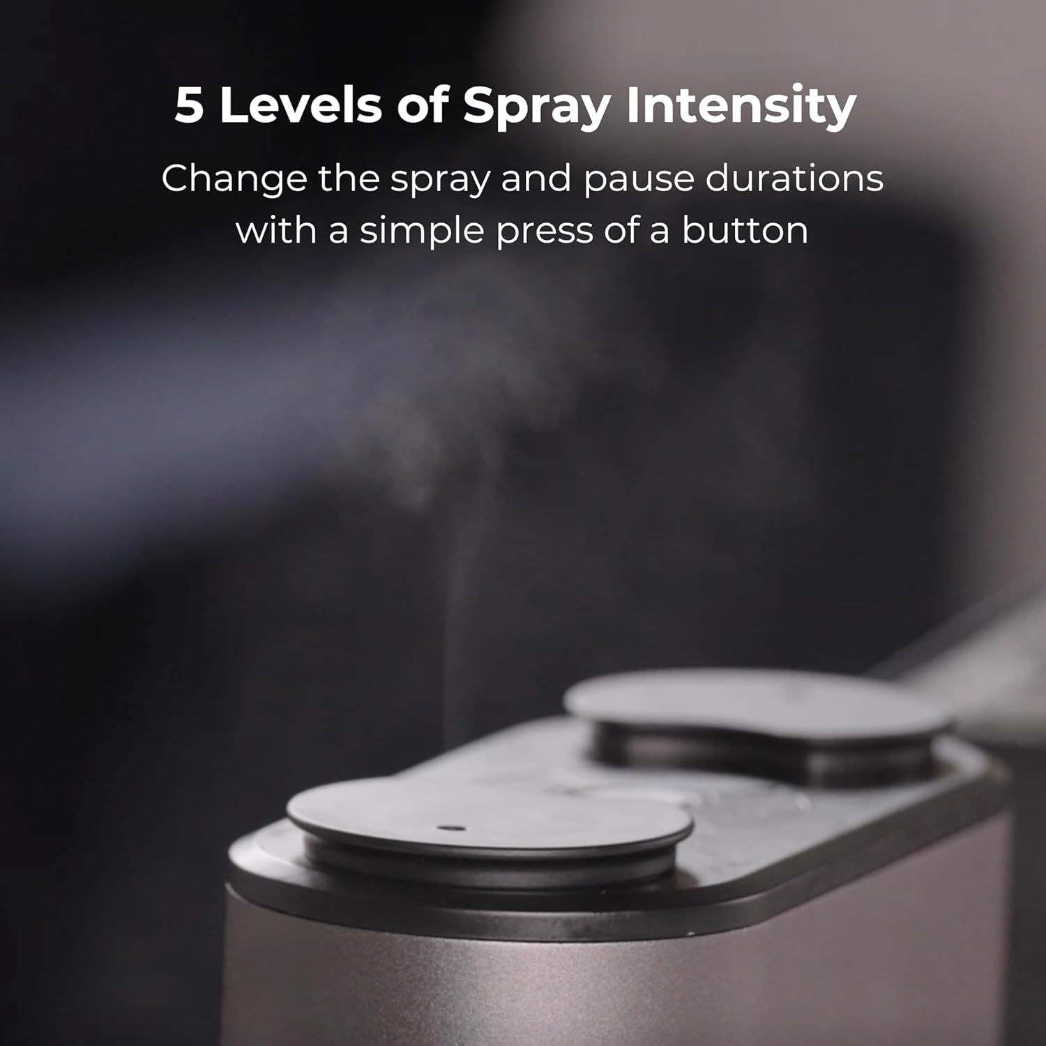 Dual Aromatherapy Diffuser | 2-In-1 Essential Oil Diffuser & Odour Eliminator + 4 Essential Oils. Stylish, Quiet, Compact, Rechargeable Mist Oil Diffuser Essential Oils/Aroma Diffuser/Room Diffuser image number 1