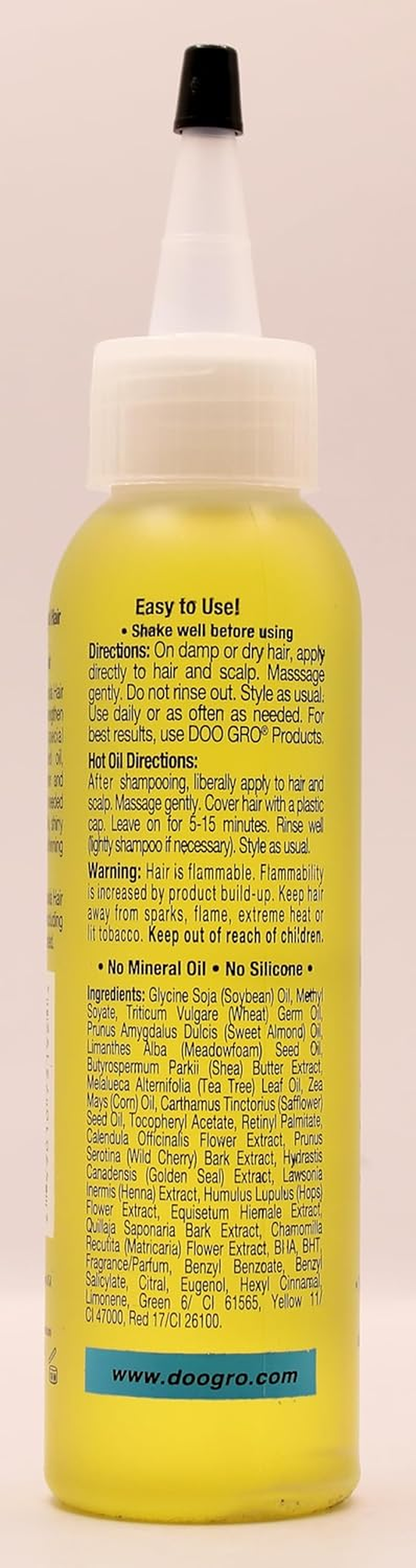 Doo Gro Stimulating Growth Oil, anti Itch Growth Oil and Mega Thick Growth Oil 4.5Fl.Oz image number 2