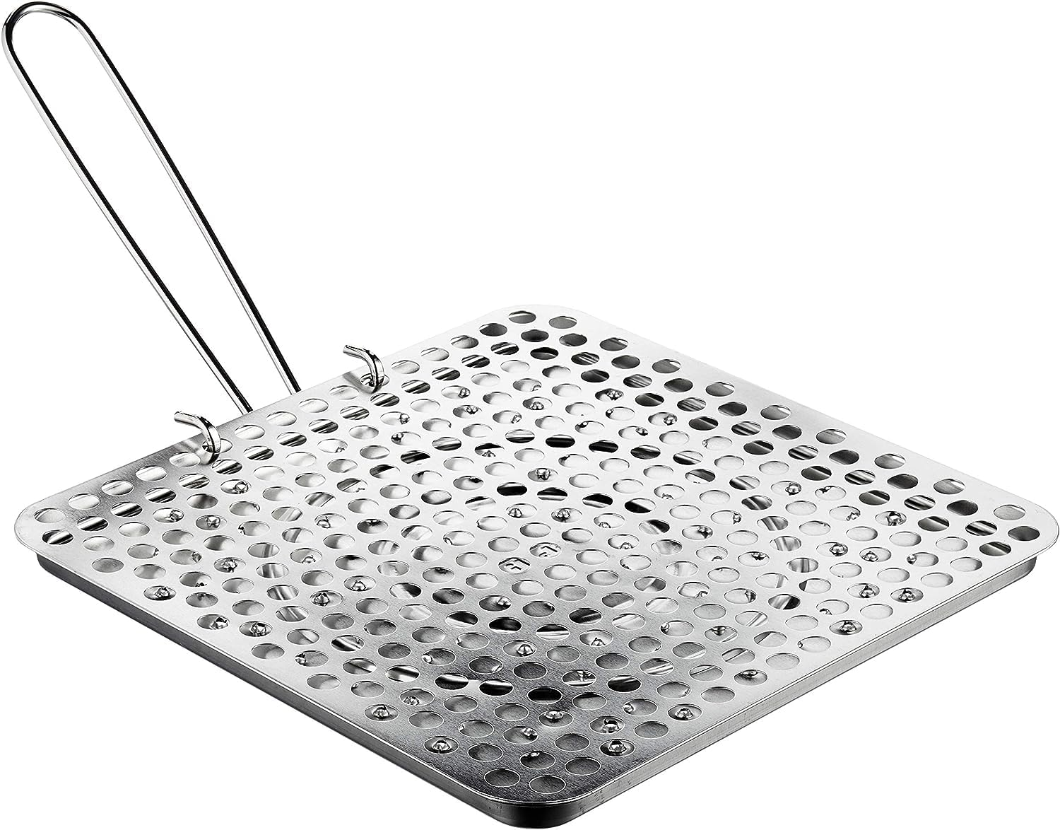 Ibili 810400 "Clasica Foldable Tin Plate Bread Toaster, Silver, 20 X 20 Cm image number 2