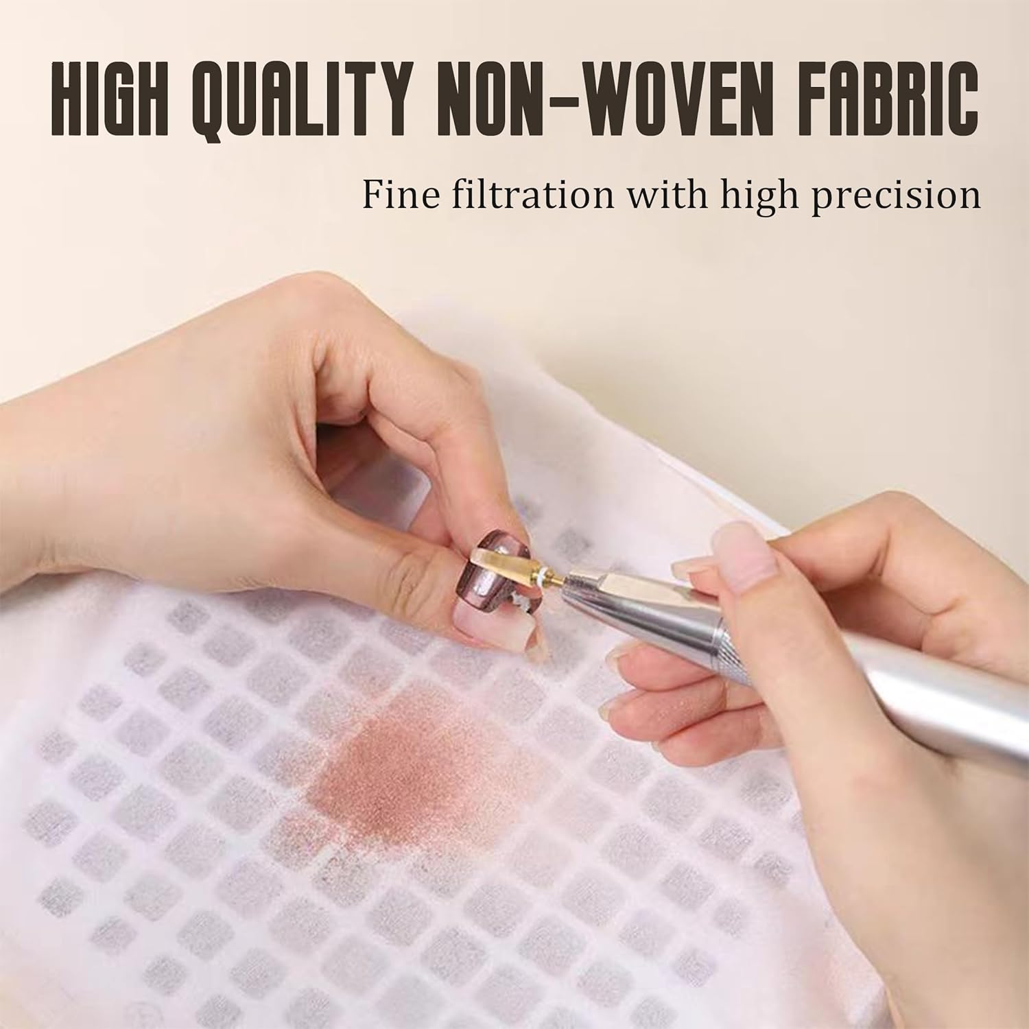 200 Sheets Nail Dust Collector Filter Paper Disposable Nail Dust Filters for Most of Nail Dust Collector Machine Nail Vacuum Dust Collector for Nail Salon Nail Supplies Accessories (White) image number 5