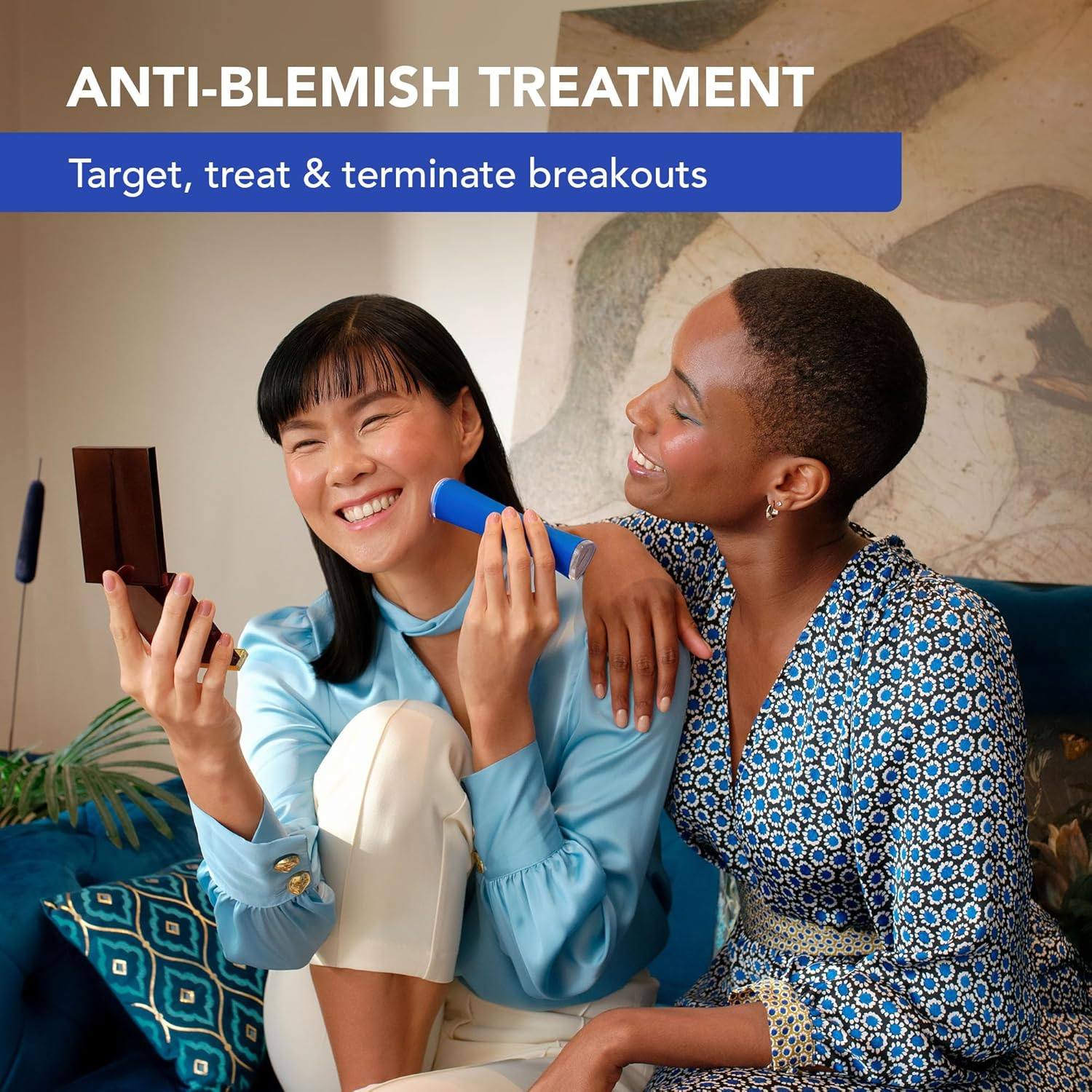 FOREO ESPADA 2 Anti-Blemish Light Skincare Device - Blemish Trace Fading - Pimple, Spot & Blemish Removal - Clear Skin - Cobalt Blue image number 2