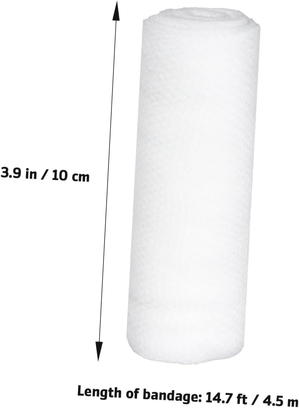 Elastic and Stretch Gauze Bandage Rolls, 16Pcs Conforming Stretch Bandage Soft Gauze Roll, Conforming Stretch Bandage Soft Gauze Roll, 10Cmx4.5M image number 4