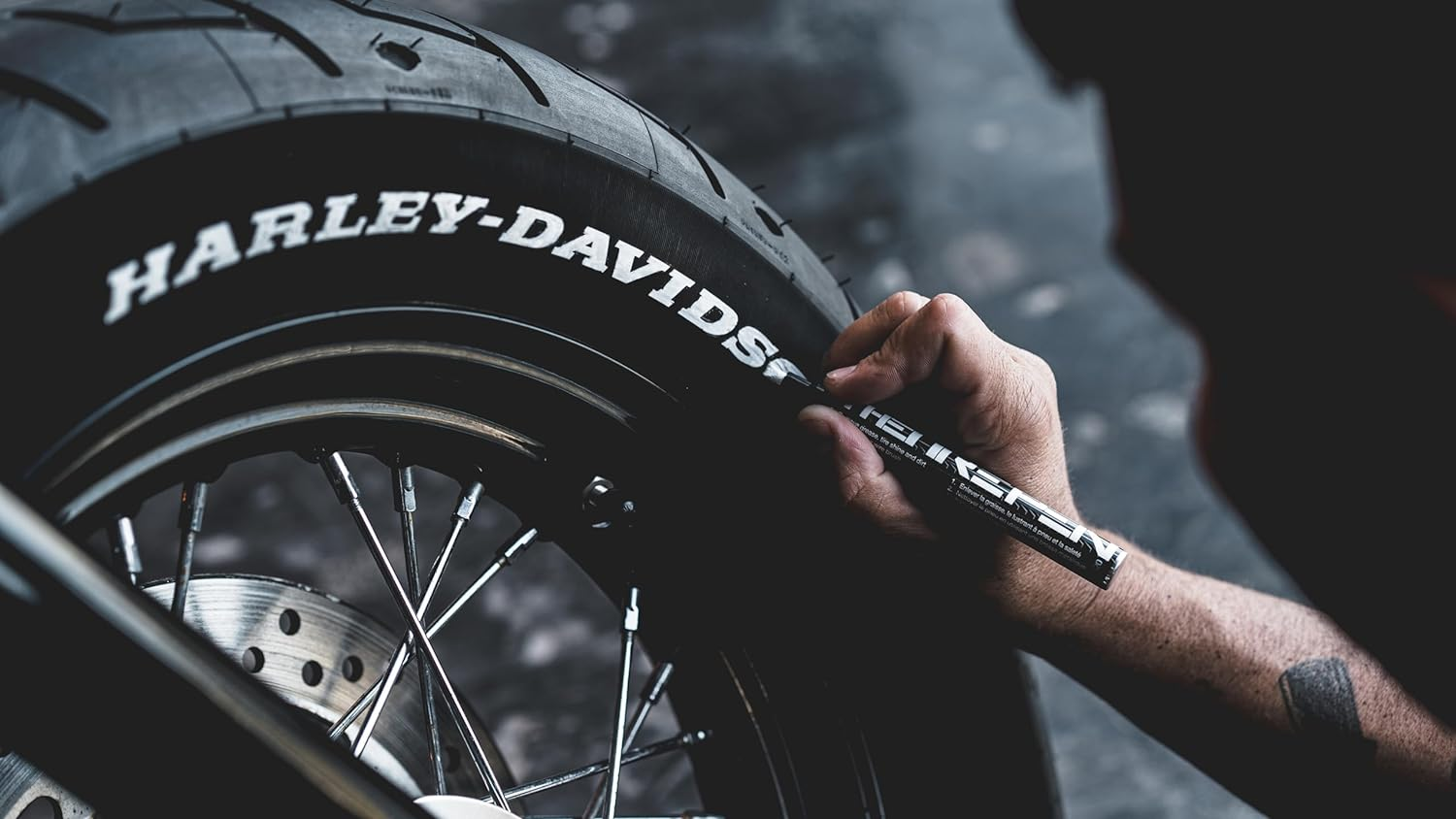 The Tire Pen Tire Lettering Paint Pen (Red) - Red image number 3