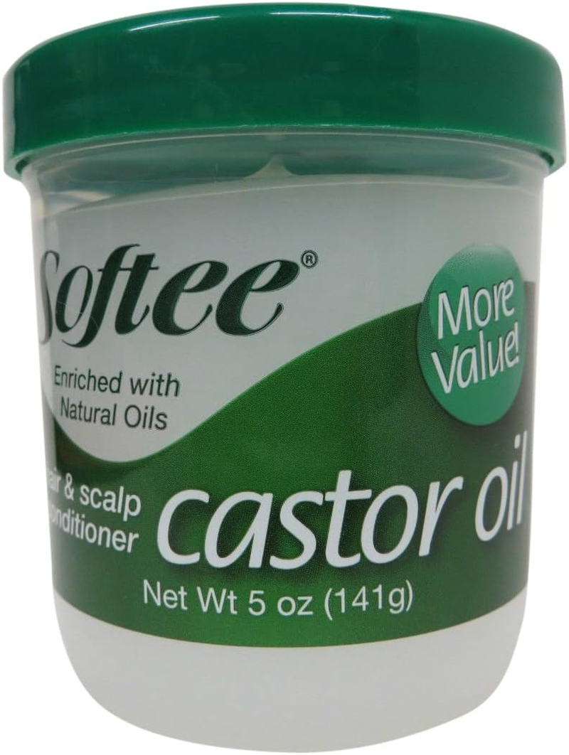 Softee Castor Oil Hair & Scalp Conditioner, 5 Ounce