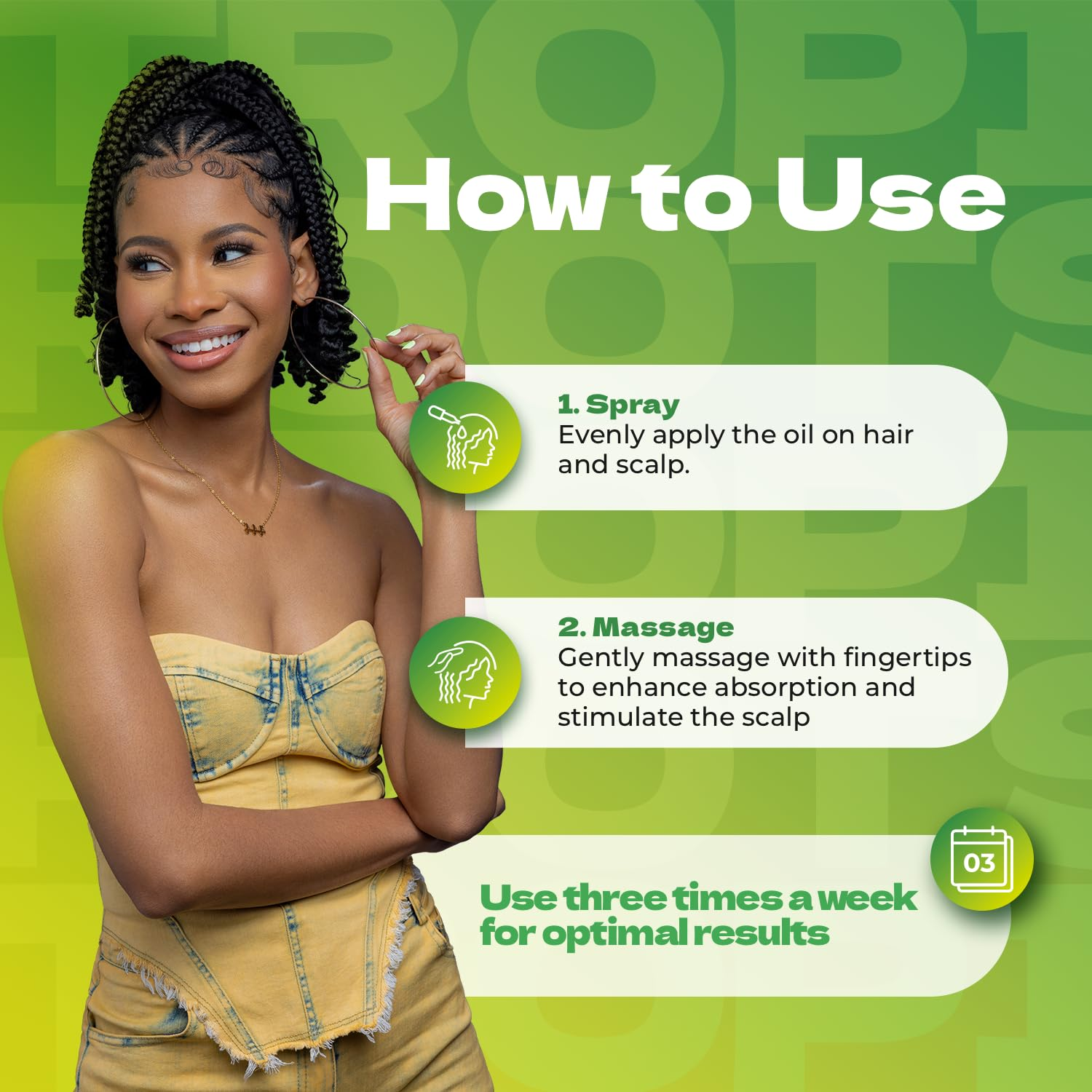 Bronner Brothers Tropical Roots Growth Oil, 8 Ounce image number 4