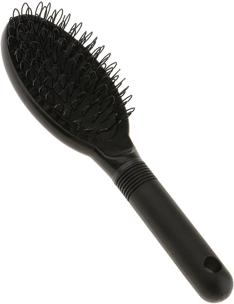 B Blesiya Loop Wigs Brush for Silicone Micro Ring Hair Bun Extension, Black, as Described image number 5