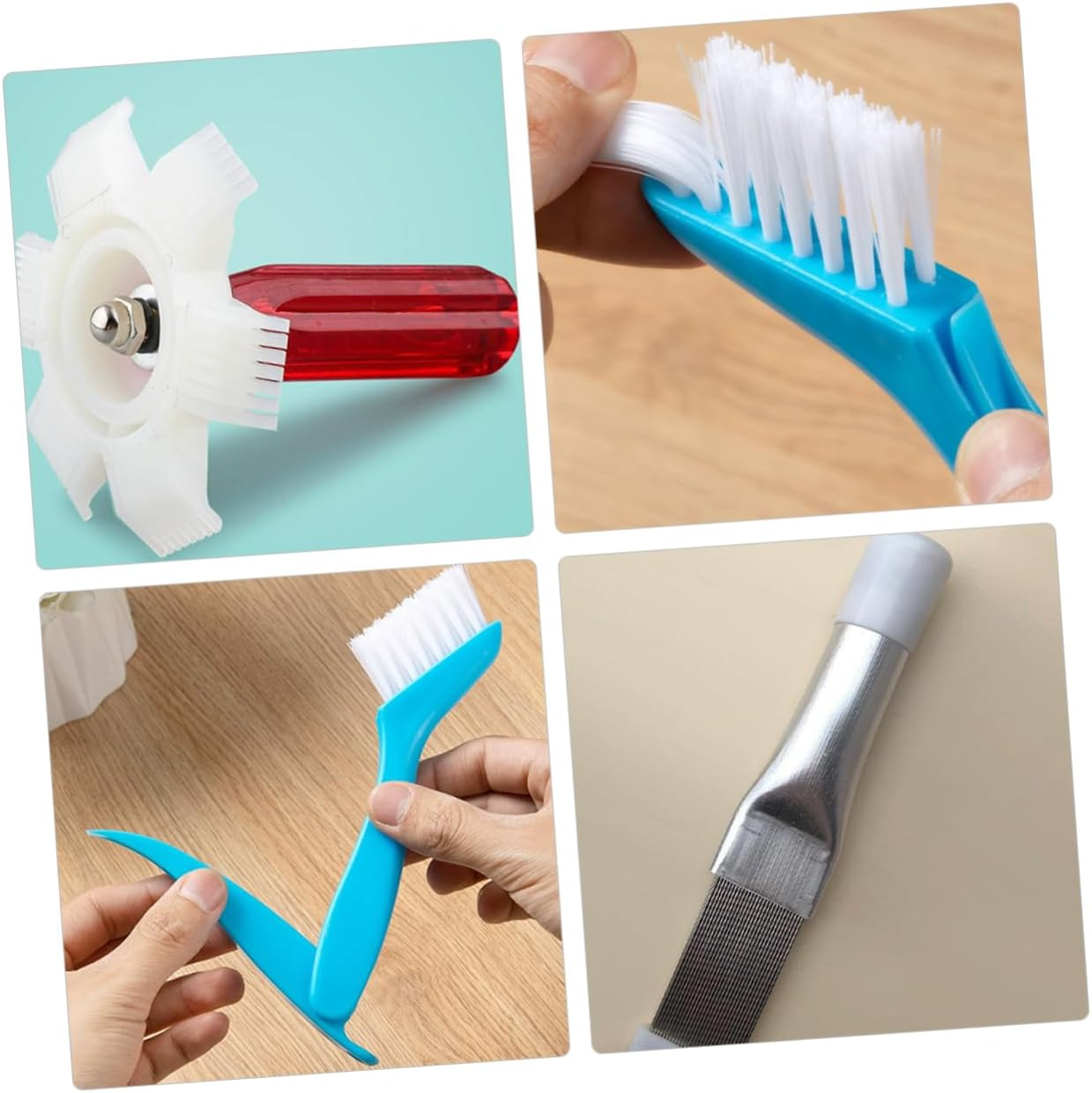 1Set Air Conditioner Fin Combs Condenser Brushes Radiator Cleaners for Fin Combing Essential Tools for Maintenance and Cleaning image number 5